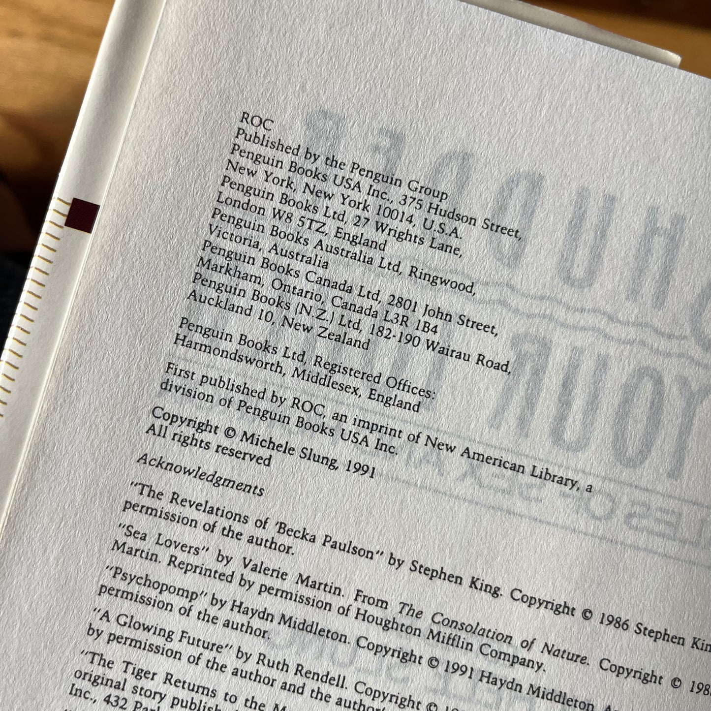 Vintage 1991 I Shudder At Your Touch 22 Tales Of Sex & Horror