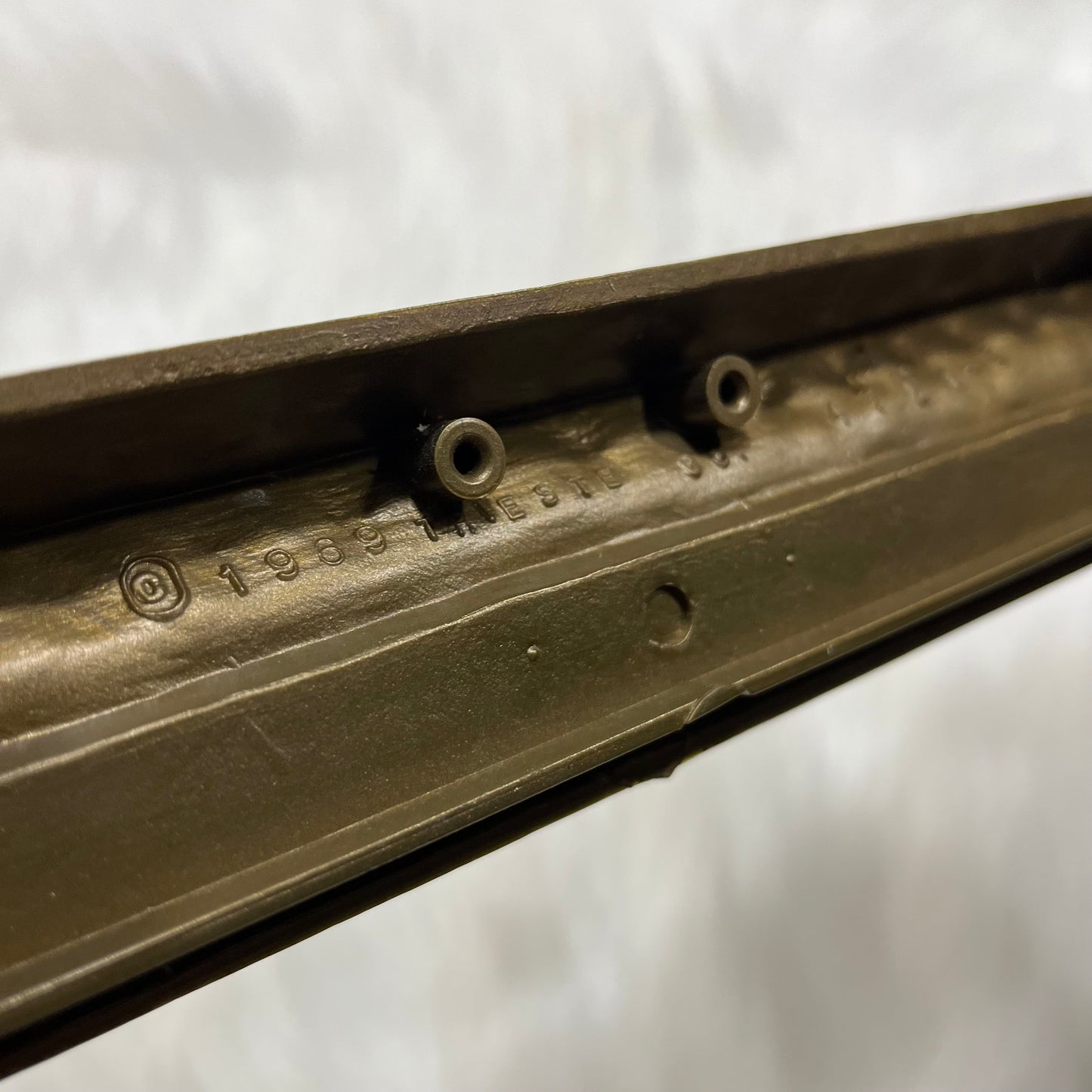 Vintage 1969 Trieste Gold Ornate Plastic Frame