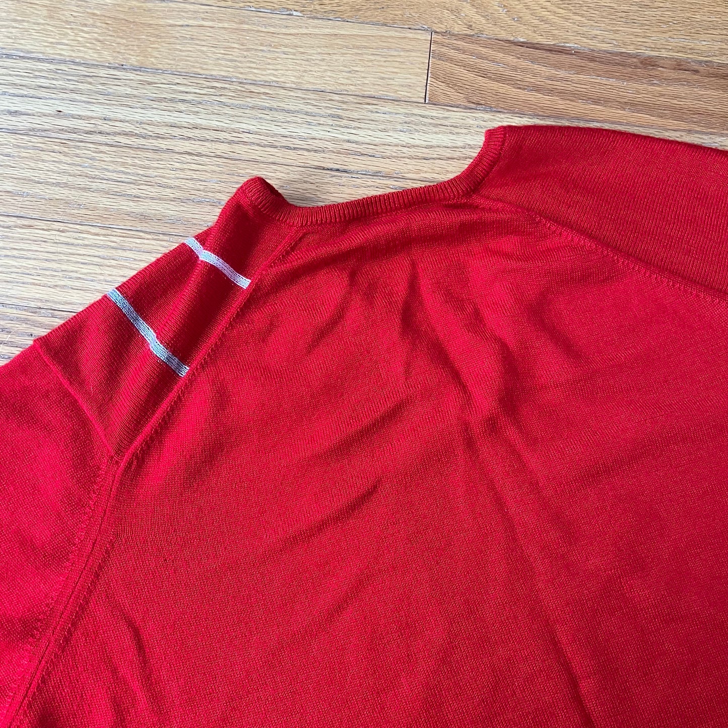 Vintage 70s Parkhurst V Neck Diamond Detail Sweater