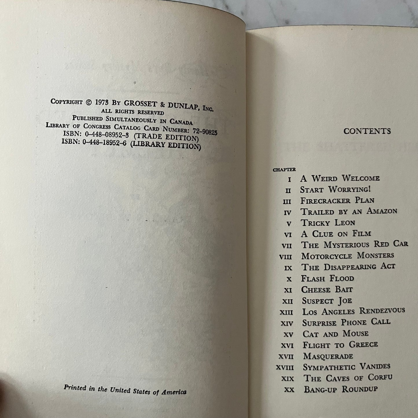 Vintage 1973 The Hardy Boys and The Shattered Helmet #52