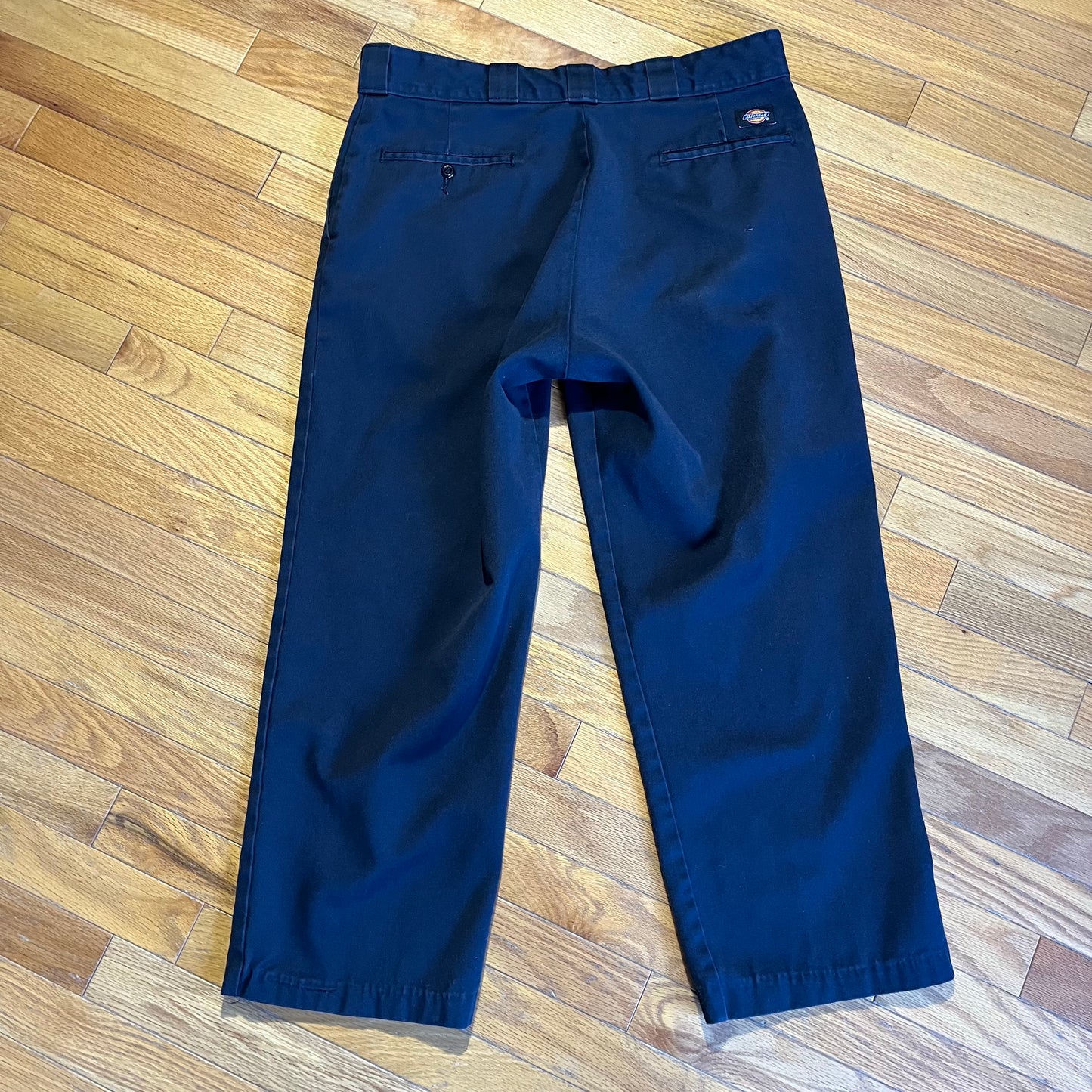 Vintage Dickies Black Wide Leg Uniform Pants