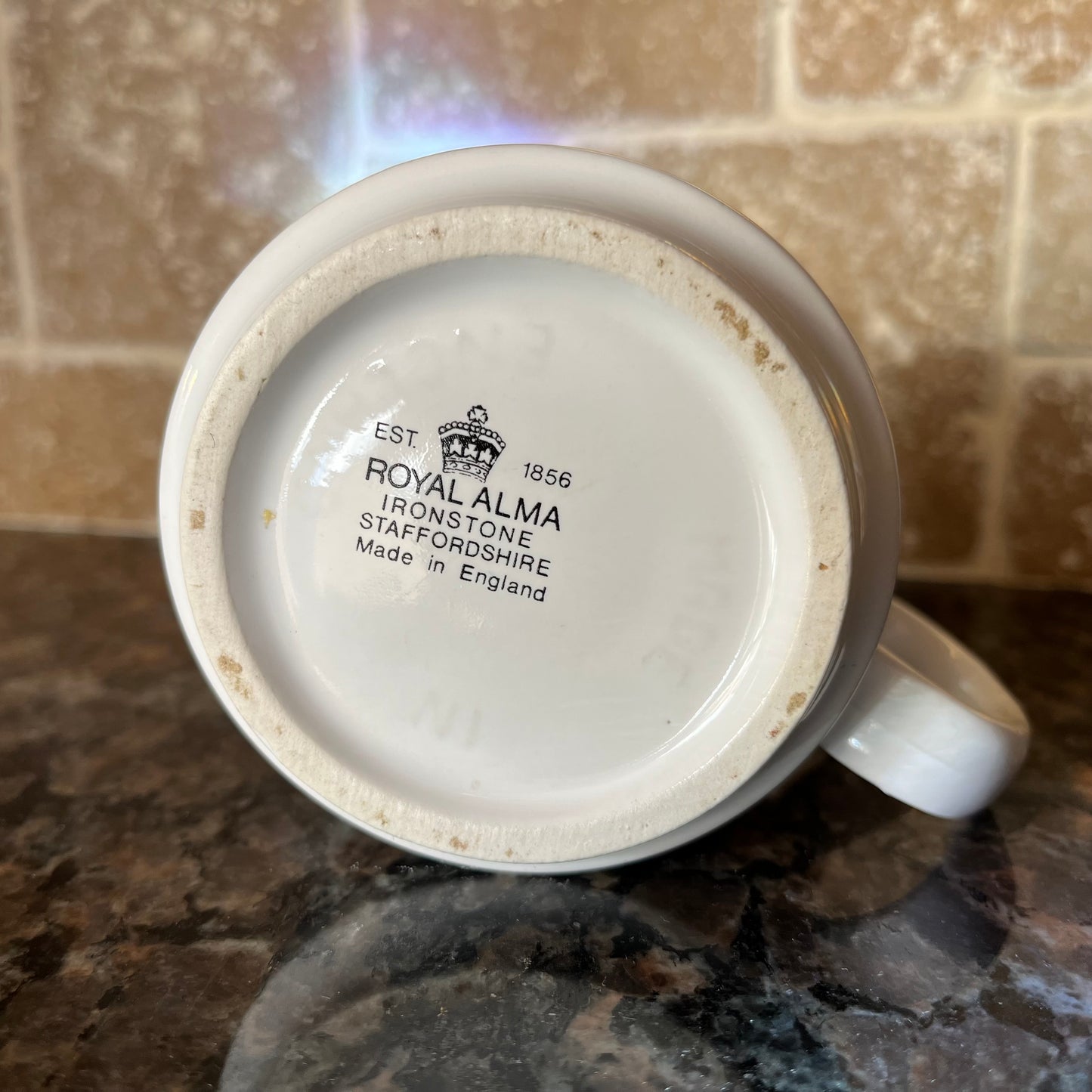 Vintage 60s Royal Alma England Flower Power Cup / Mug