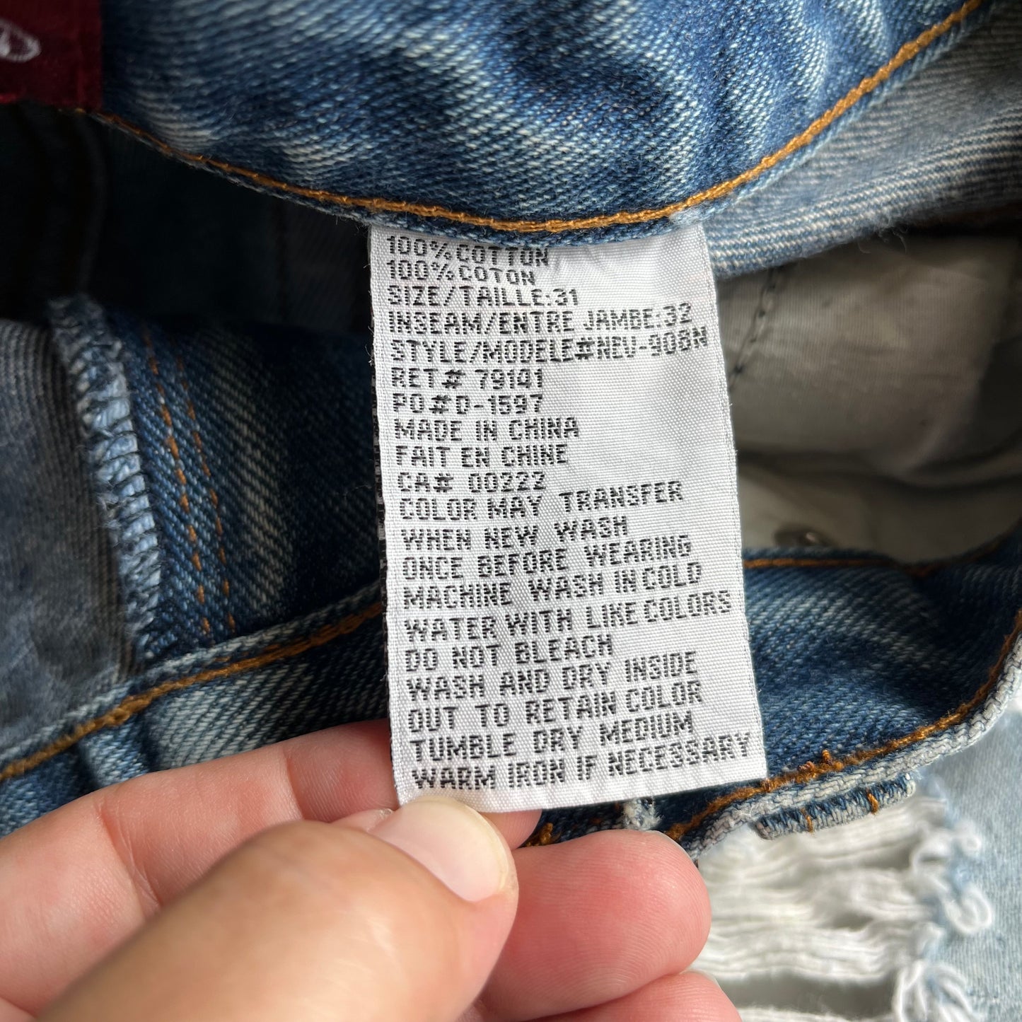 Vintage 90s Distressed Nevada Jeans