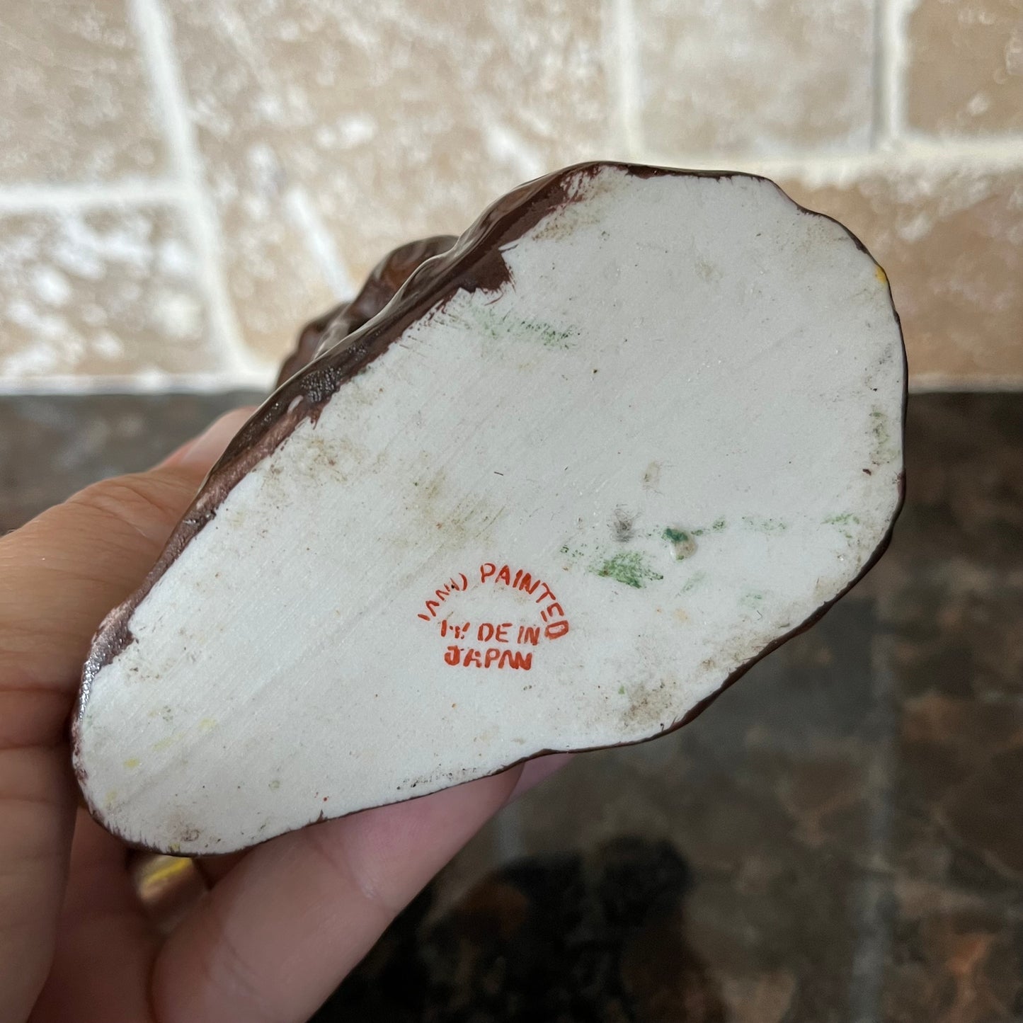 Vintage Mini Ceramic Gnome / Sprite Planter Vessel