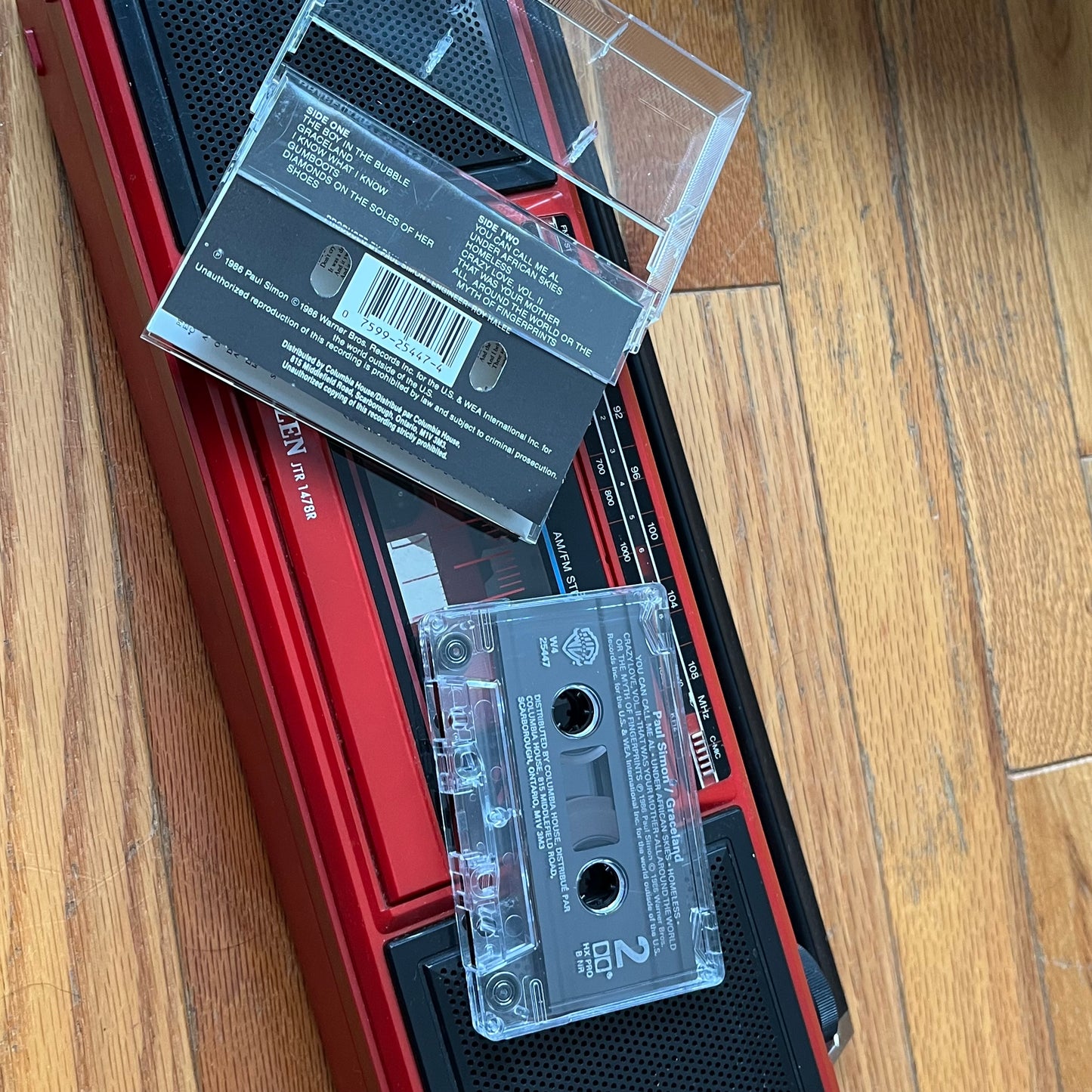 Vintage 1986 Paul Simon Graceland Cassette Tape