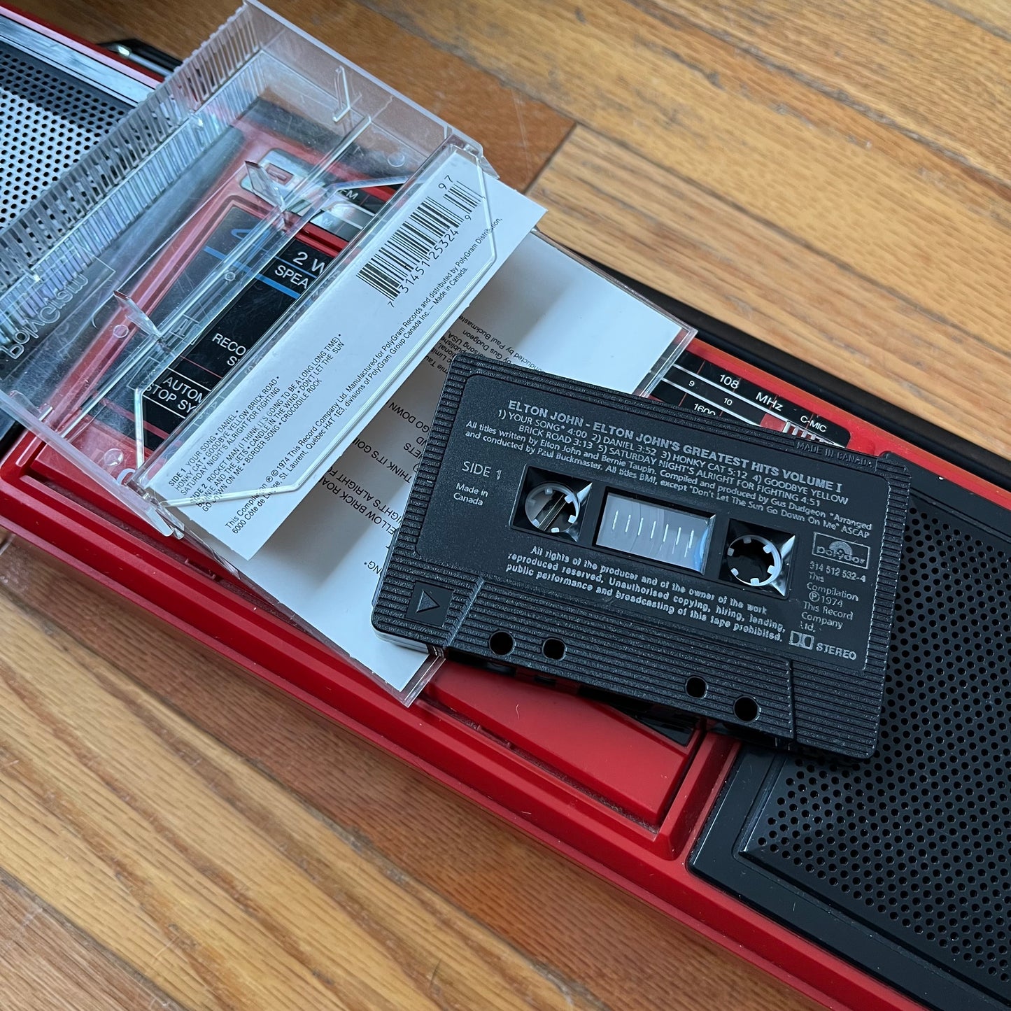 Vintage 1974 Elton John's Greatest Hits Cassette Tape