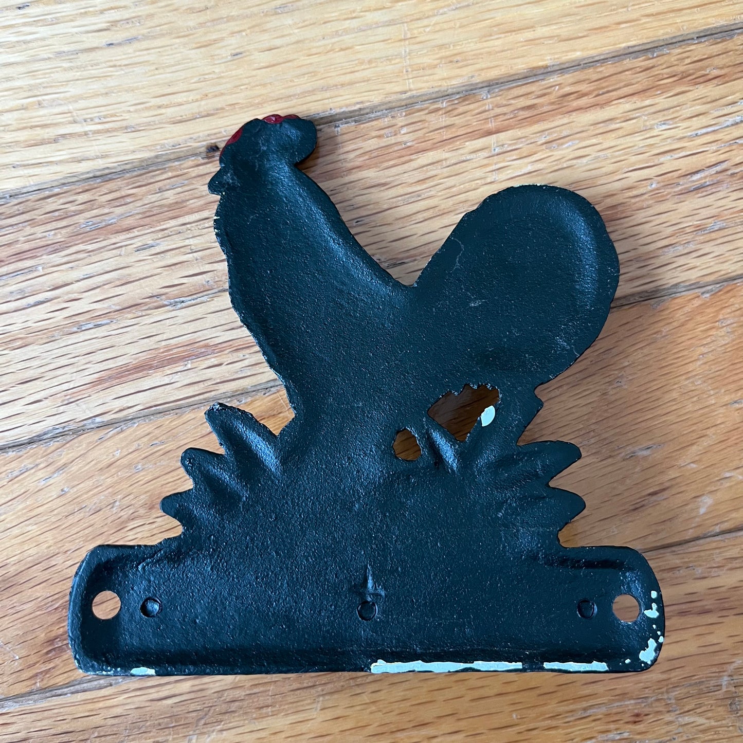 Vintage Cast Iron Rooster Key Hook
