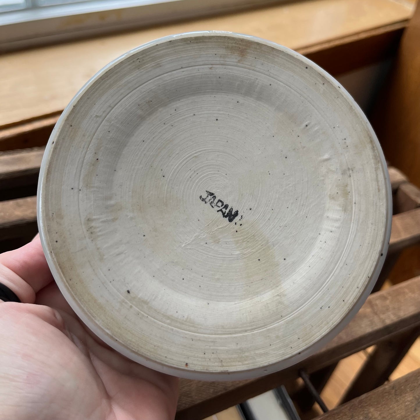 Vintage Handmade Ceramic Japan Tree Ashtray / Trinket Dish