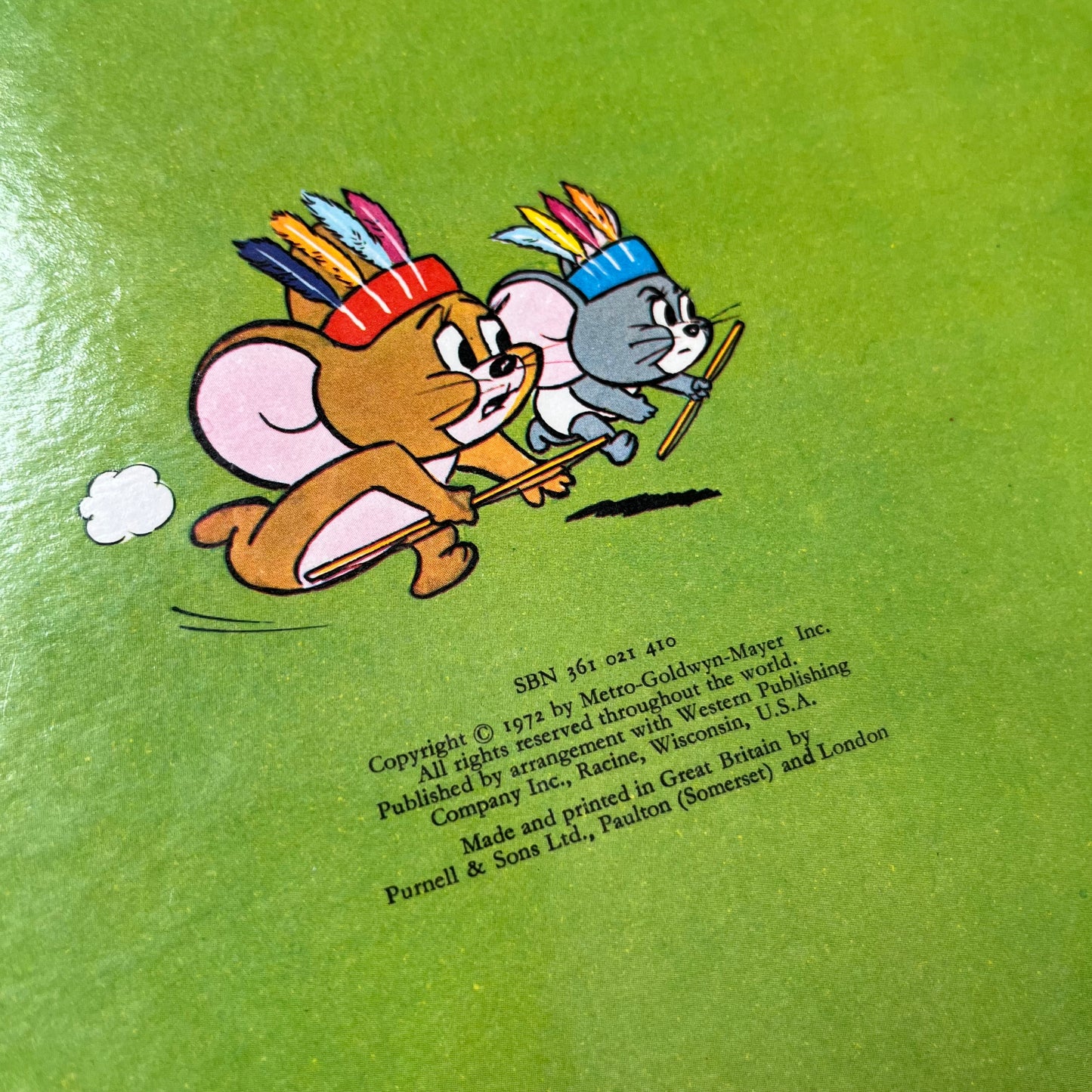 Vintage 1972 Tom and Jerry Pop Up Book