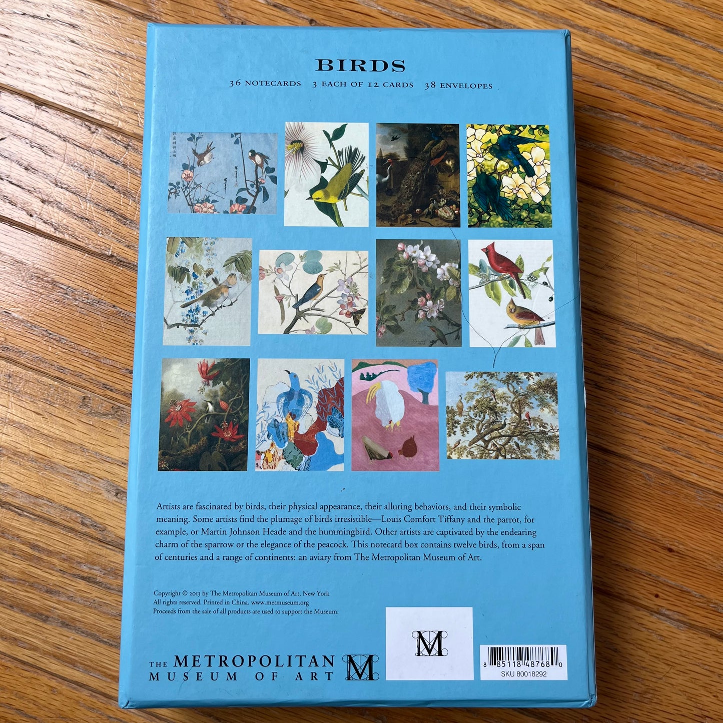MOMA Birds 36 pc. Notecard Box Set