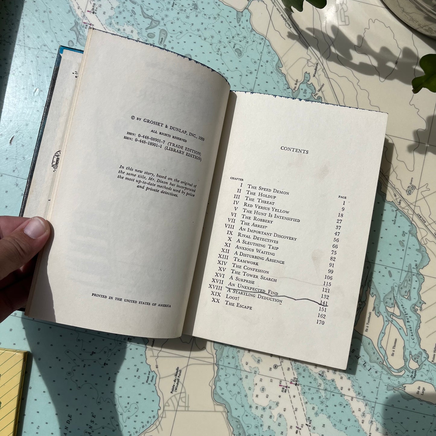 Vintage 1959 Hardy Boys The Tower Treasure Hardcover Book