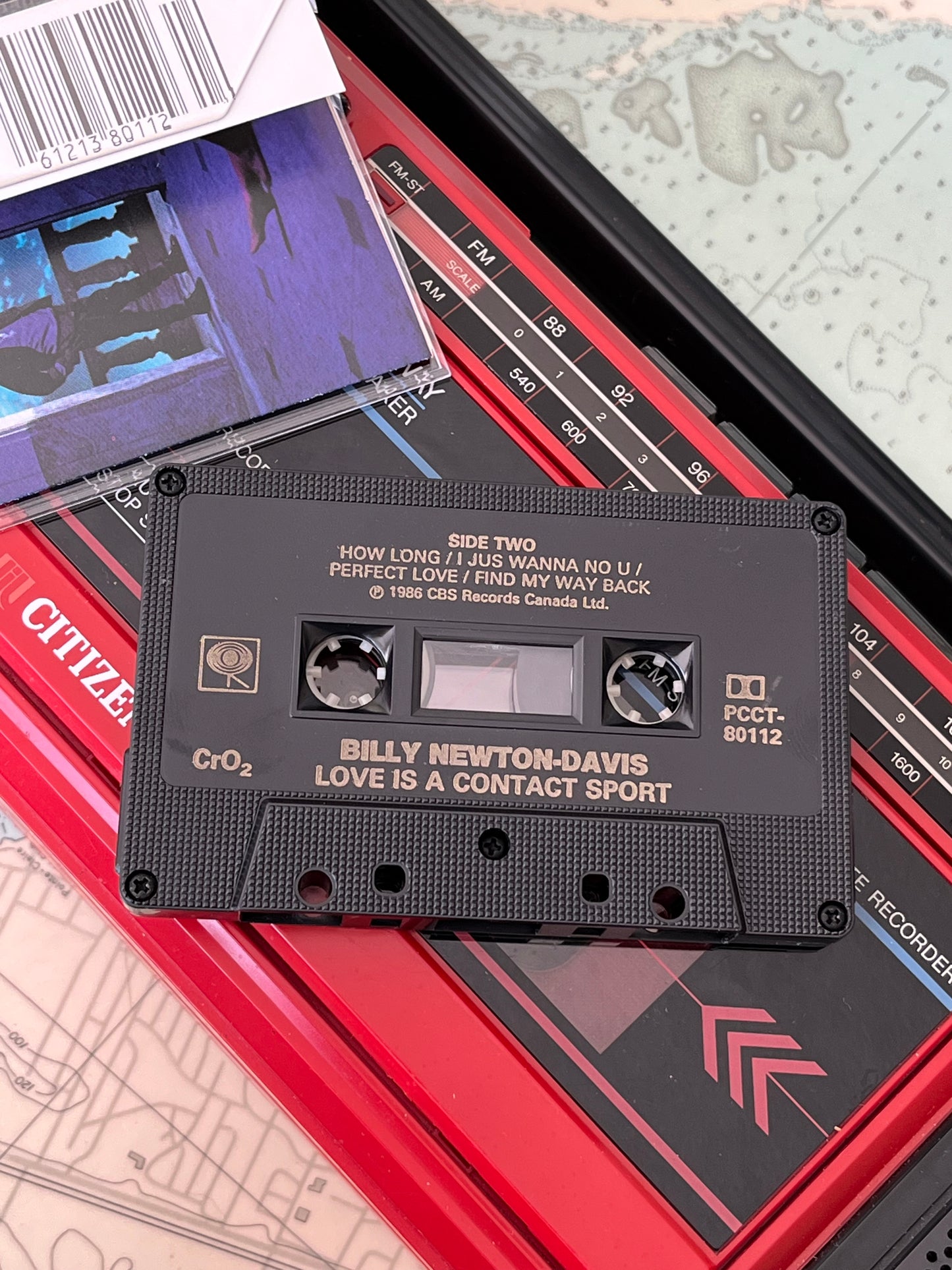 Vintage 1986 Billy Newton Davis Love Is A Contact Sport Cassette Tape