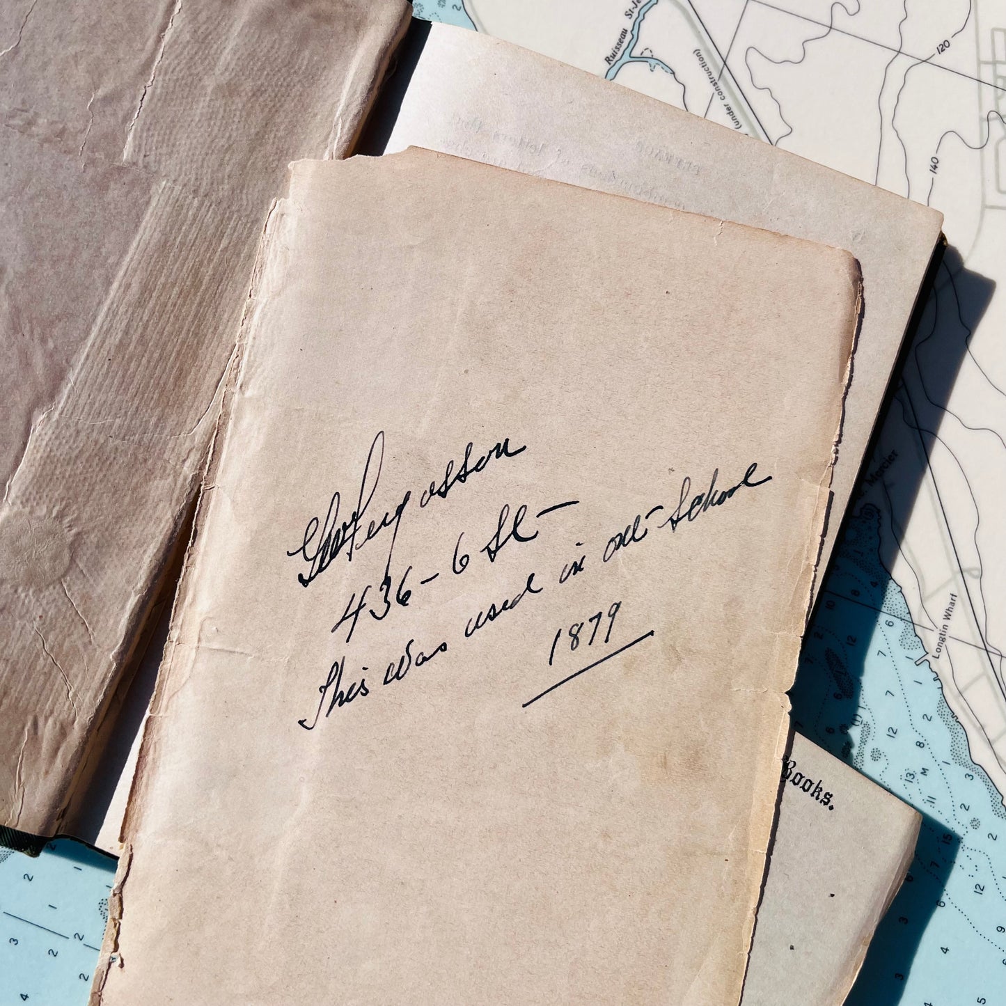 Antique 1868 Canadian Series of School Books Atlas Book 2