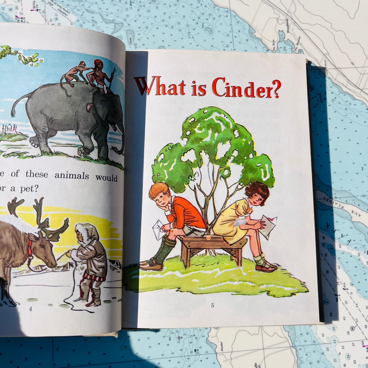 Vintage 50s Along the Way Easy Growth in Reading Hardcover Book