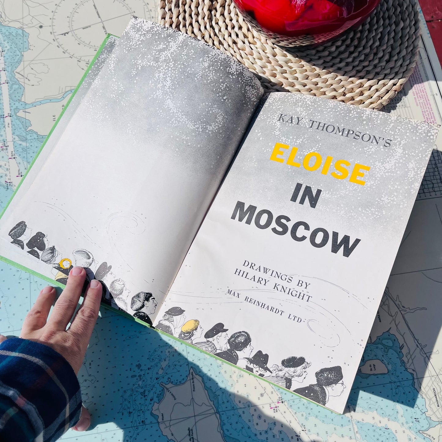 Vintage 1960 Eloise in Moscow Hardcover Book