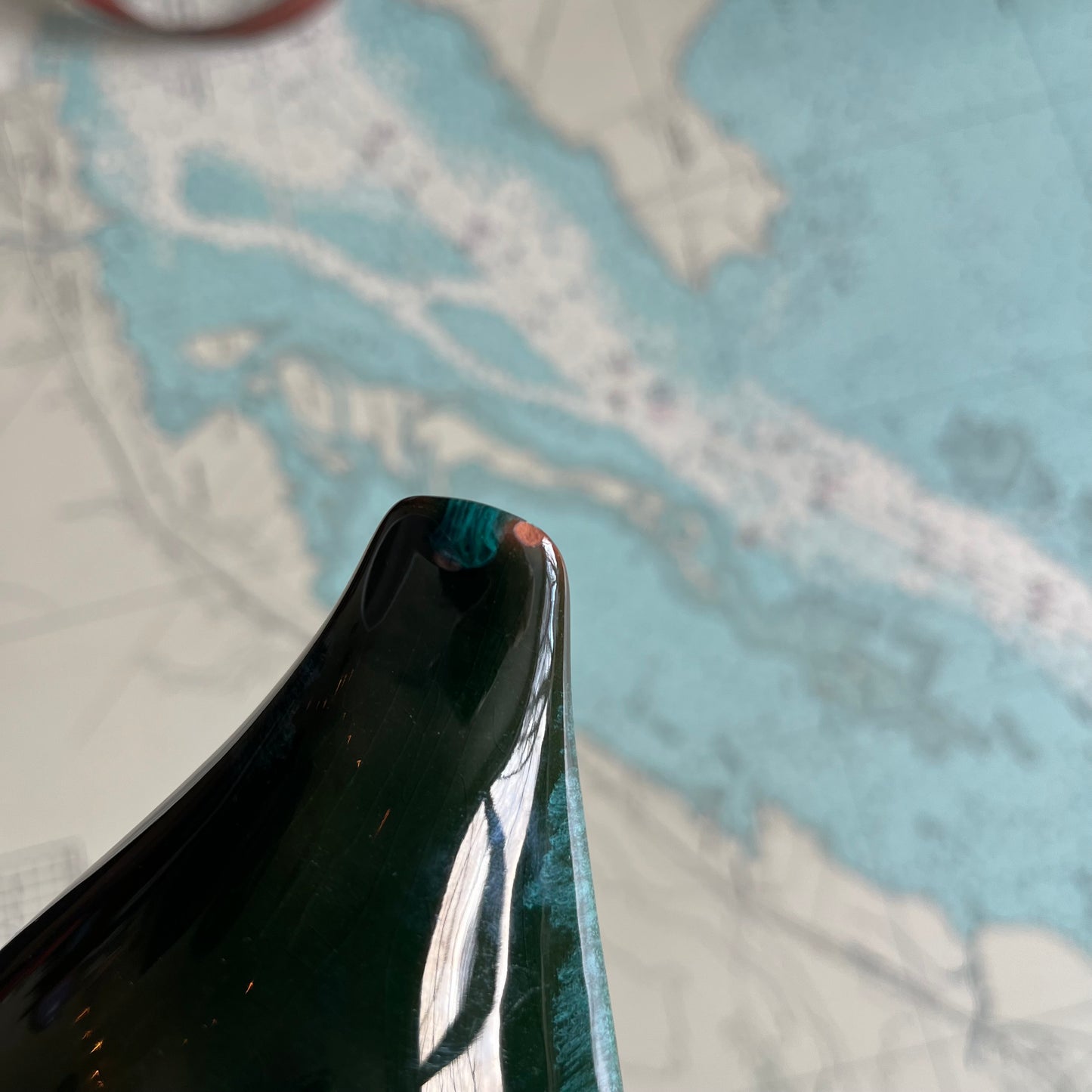 Vintage BMP Blue Mountain Pottery Tapered Candle Holder