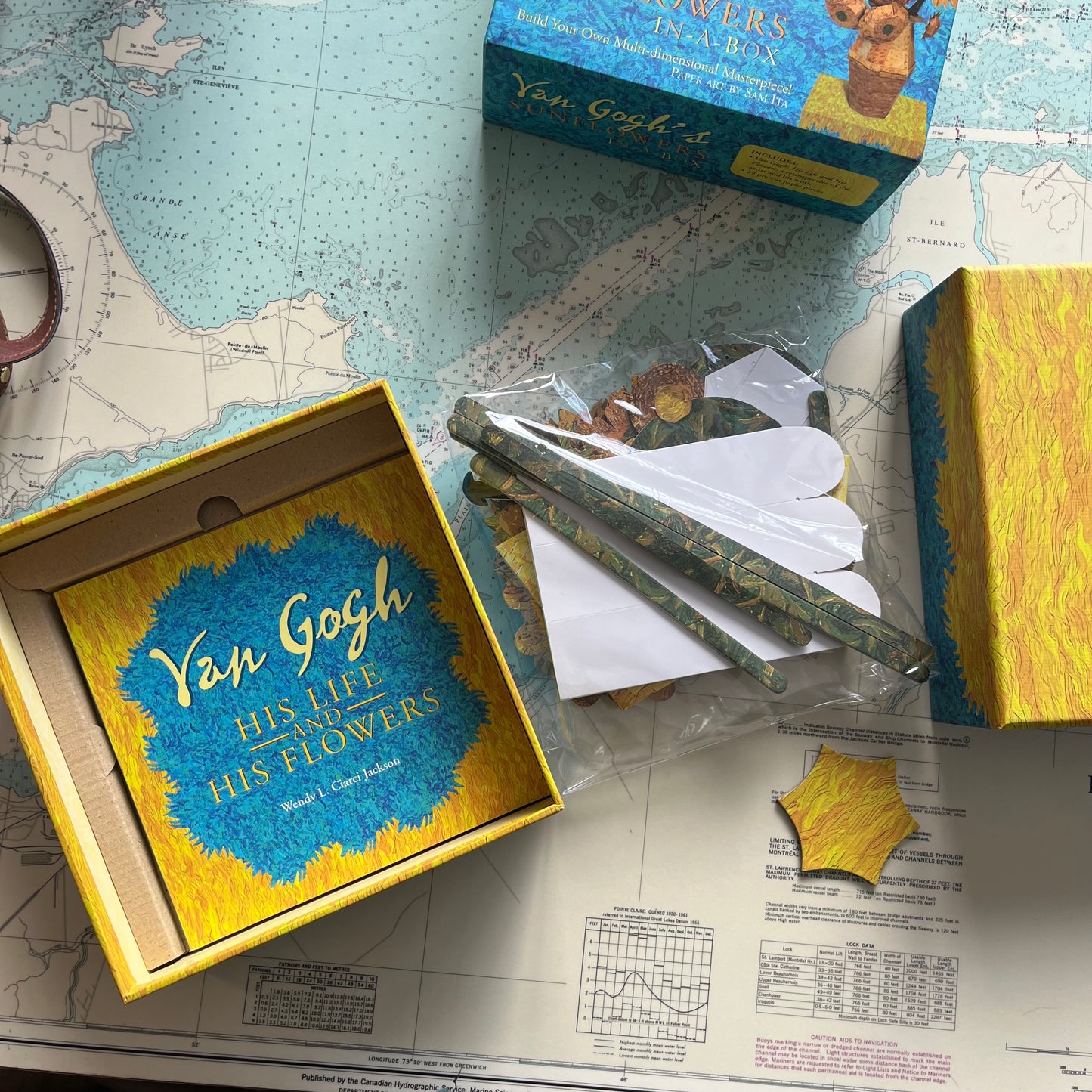 Van Gogh's Sunflowers In-A-Box