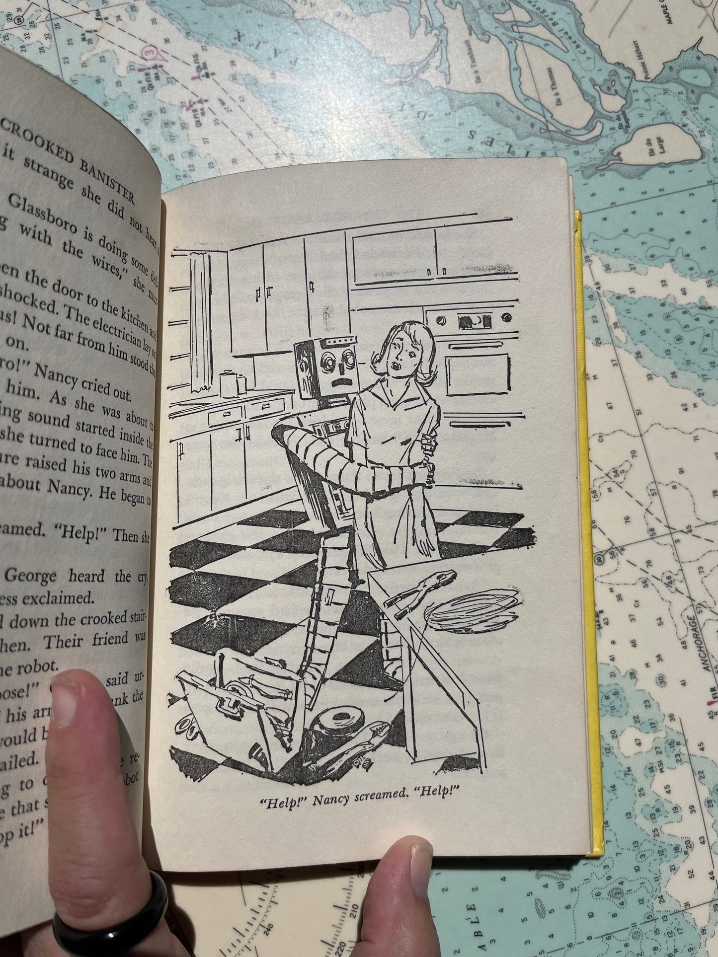 Vintage 1971 Nancy Drew Mystery Series #48 The Crooked Banister