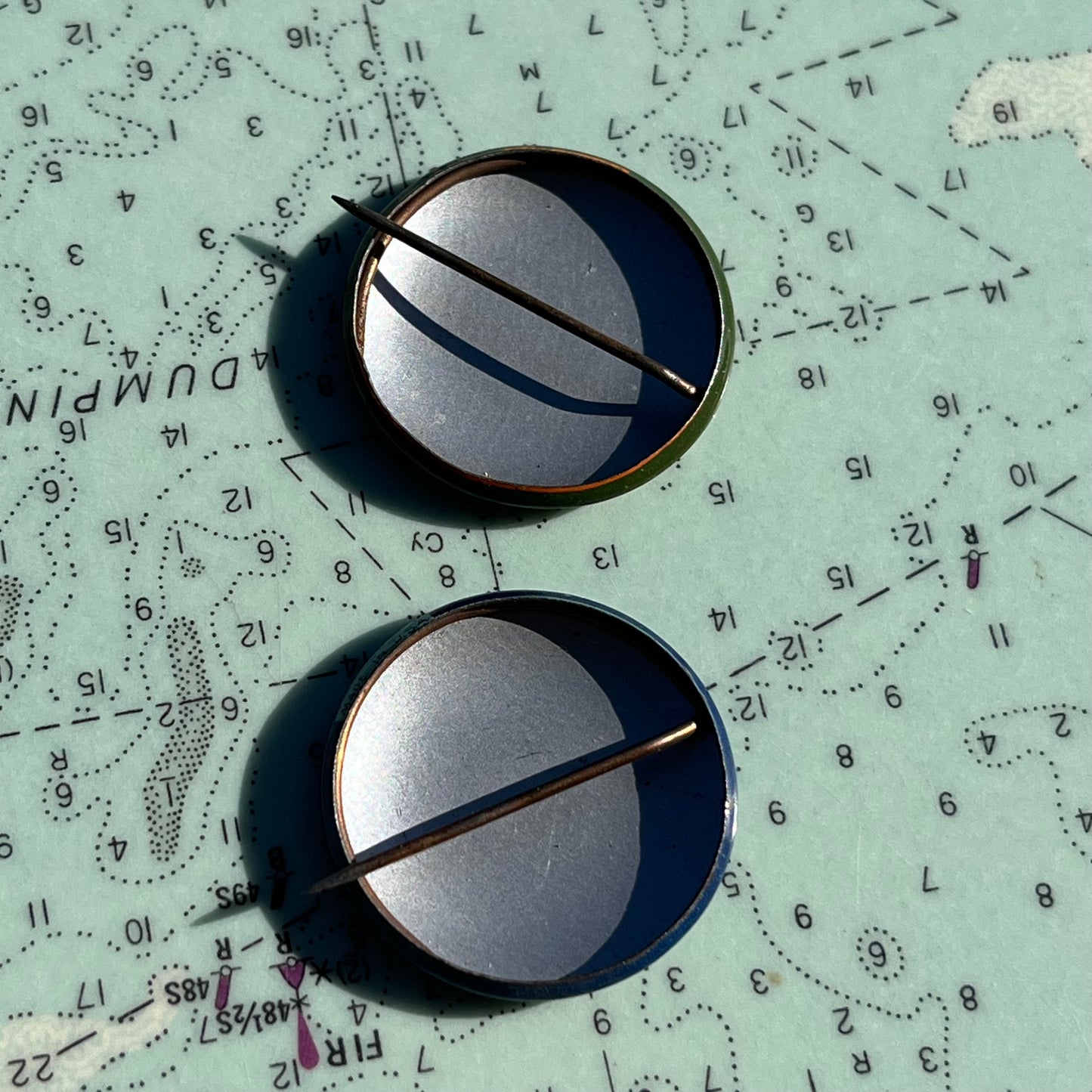 Vintage 50s Big Wheel Carnival Button / Badge / Pin