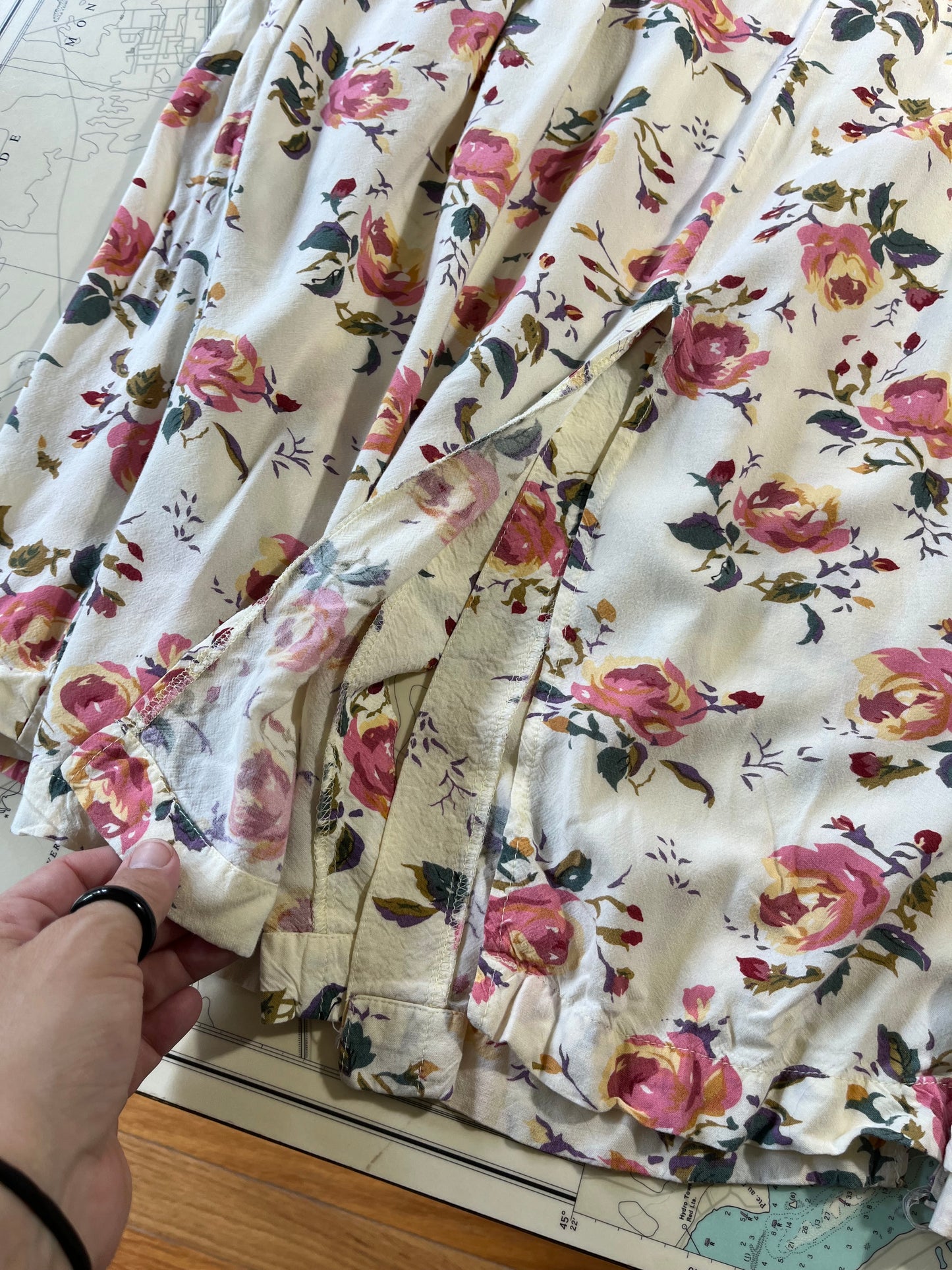 Vintage 90s Miss Honey Style Floral Dress