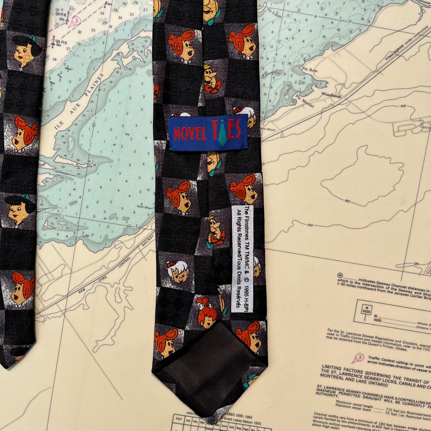 Vintage Flintstones High Ties Graphic Tie