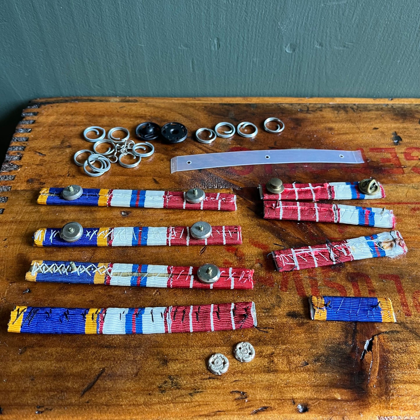 Vintage lot of Military Medal / Ribbon Bars