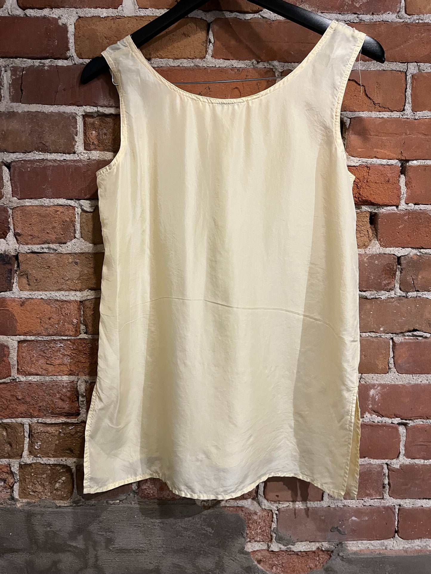 Vintage Butter Yellow Silk Camisol