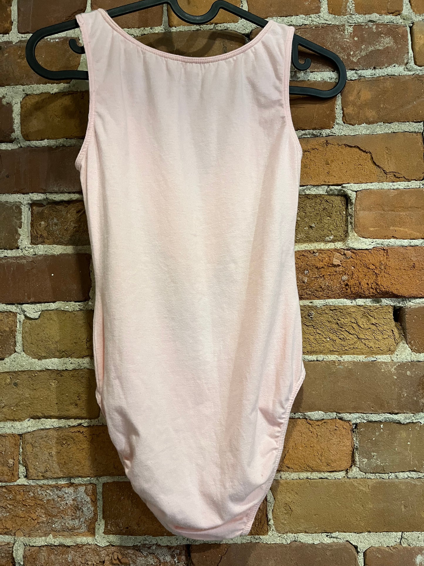 Vintage Figures Pink and Grey Chevron Bodysuit