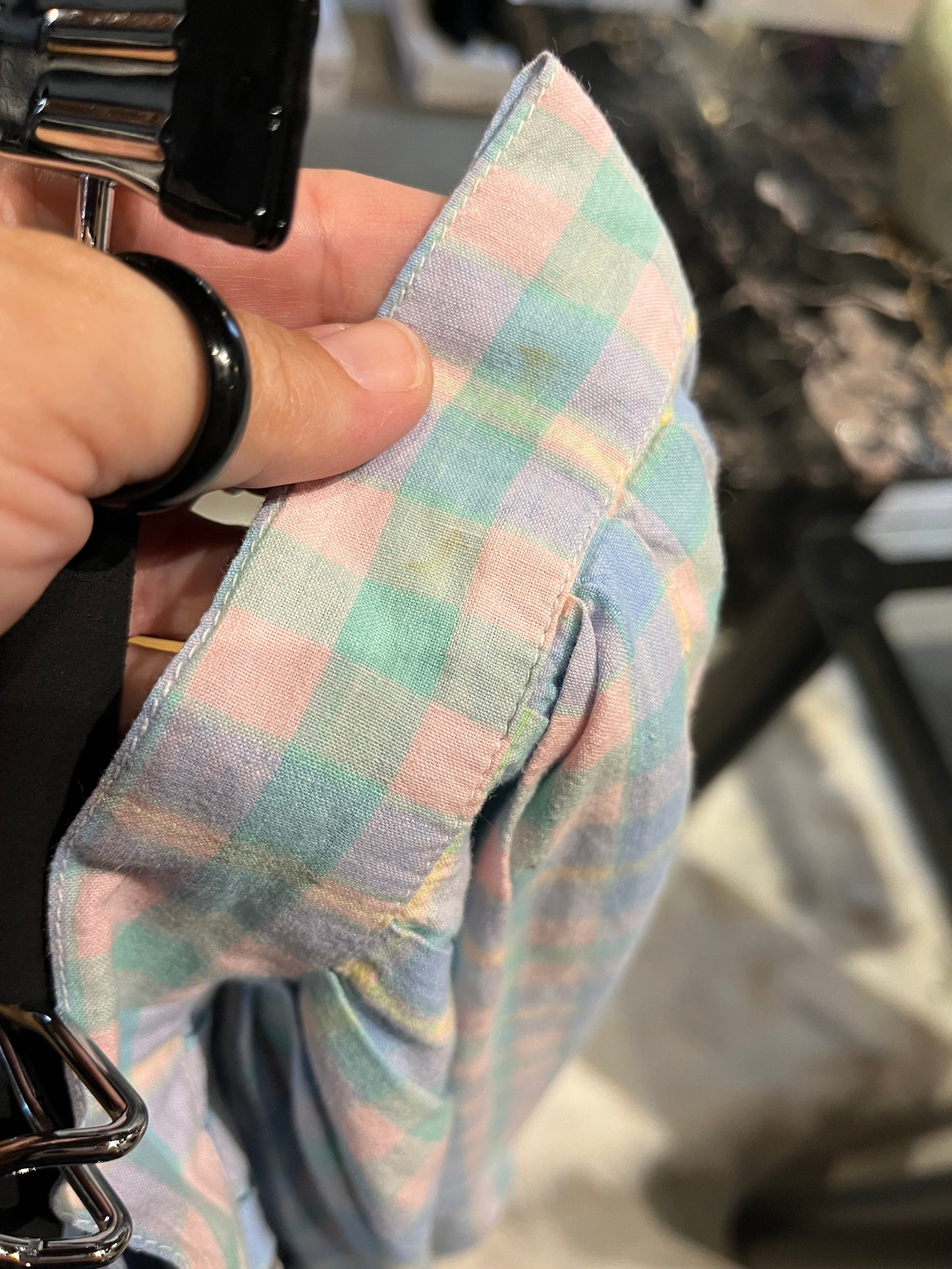 Vintage 90s San Francisco Pastel Plaid Skirt