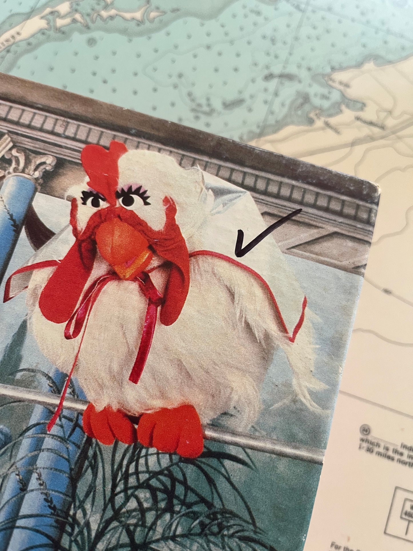 Vintage 1980 Jim Henson's Muppets Gonzo and Camilla Puzzle