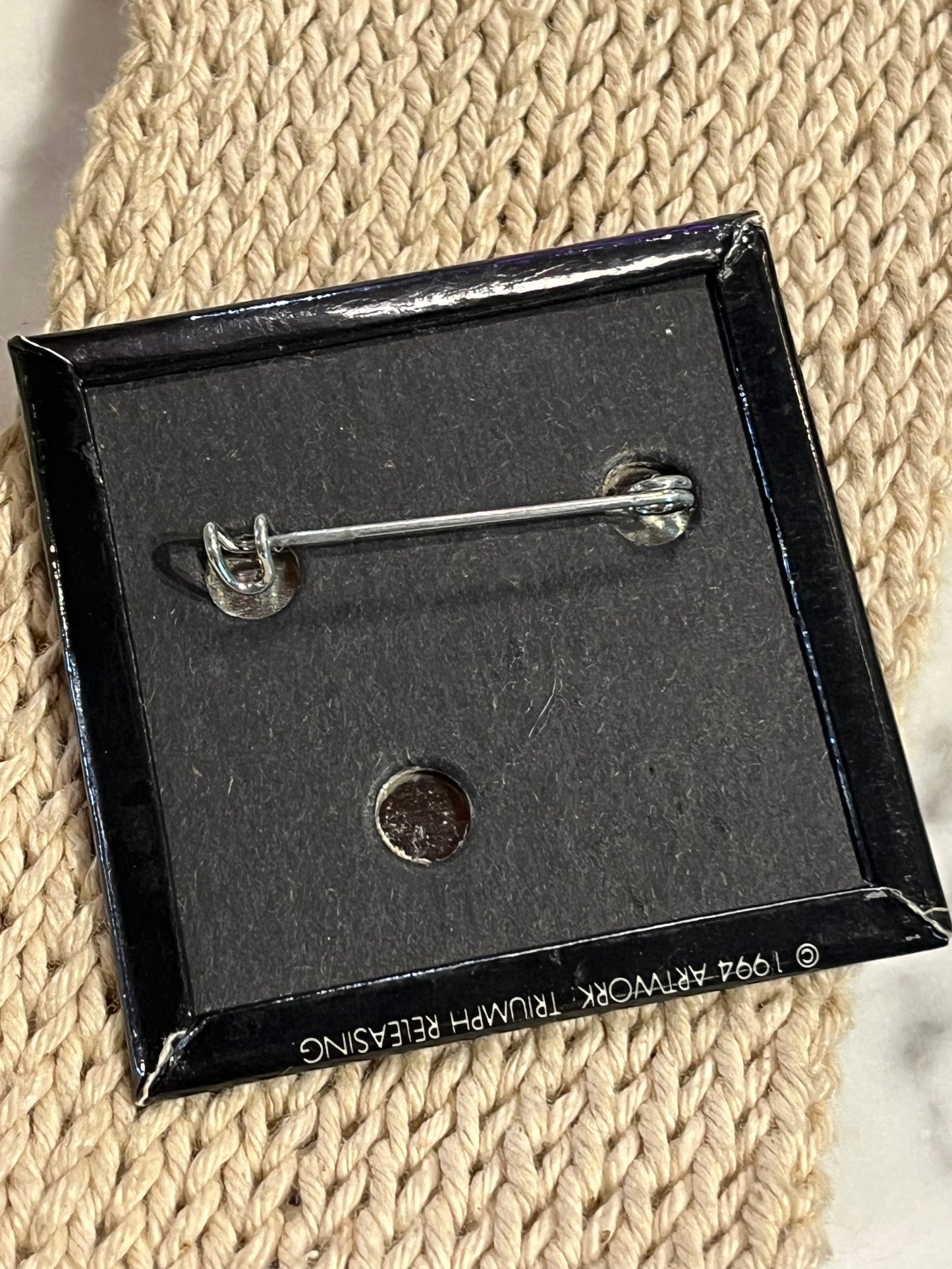Vintage 1994 Brainscan Holographic Promo Pin