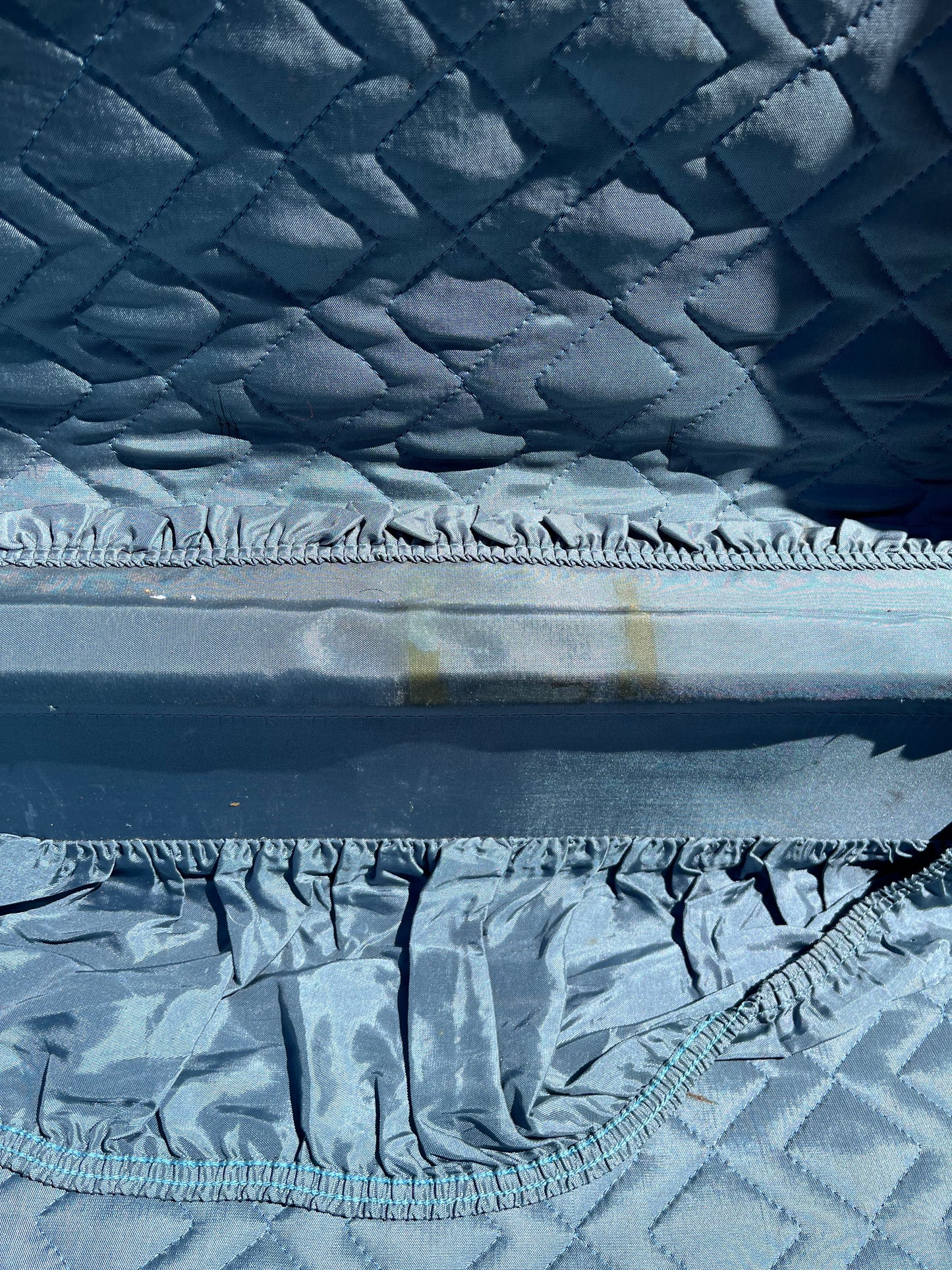 Vintage Cream Americana Suitcase