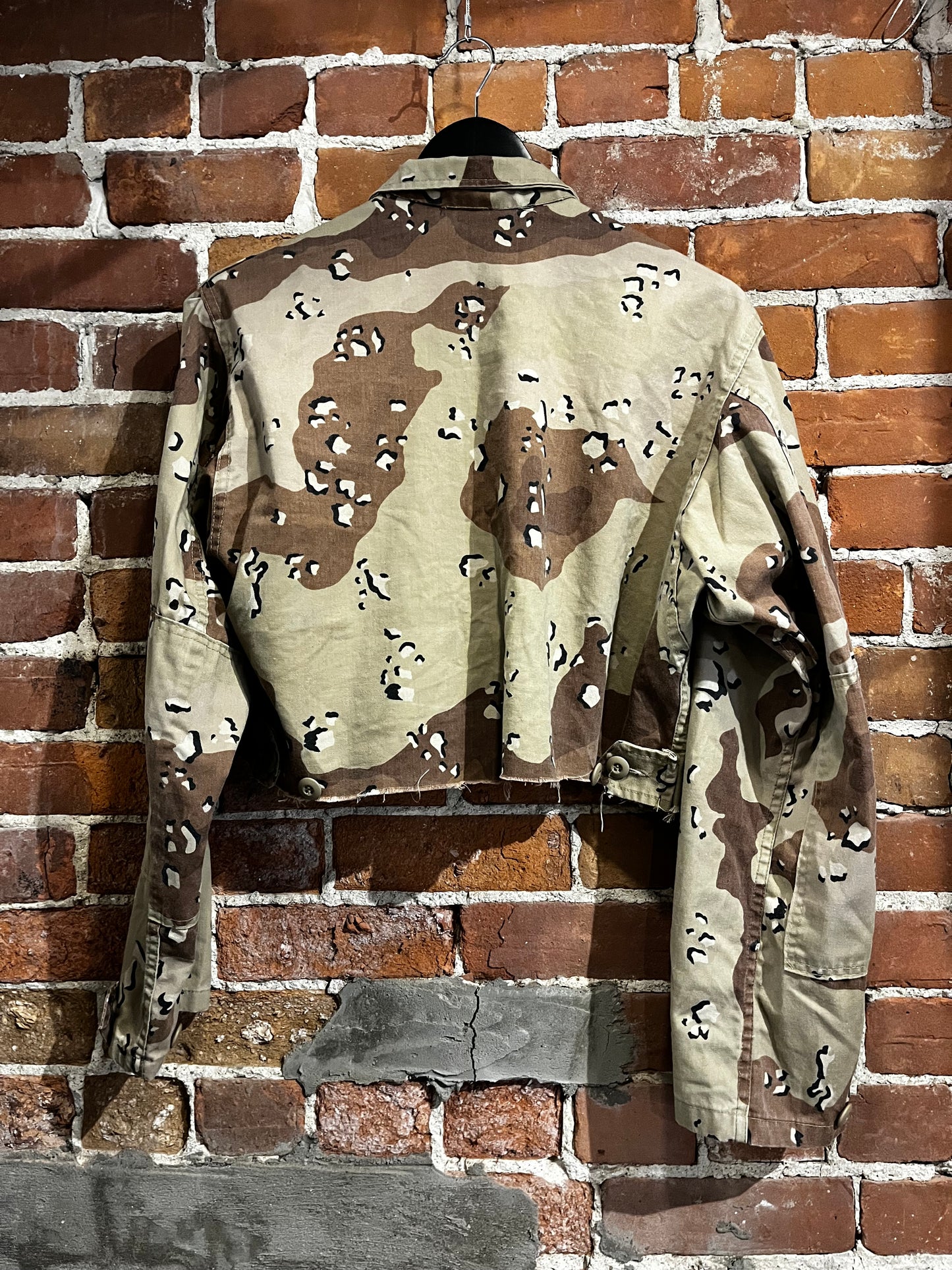 Vintage Cropped Desert Camo Jacket