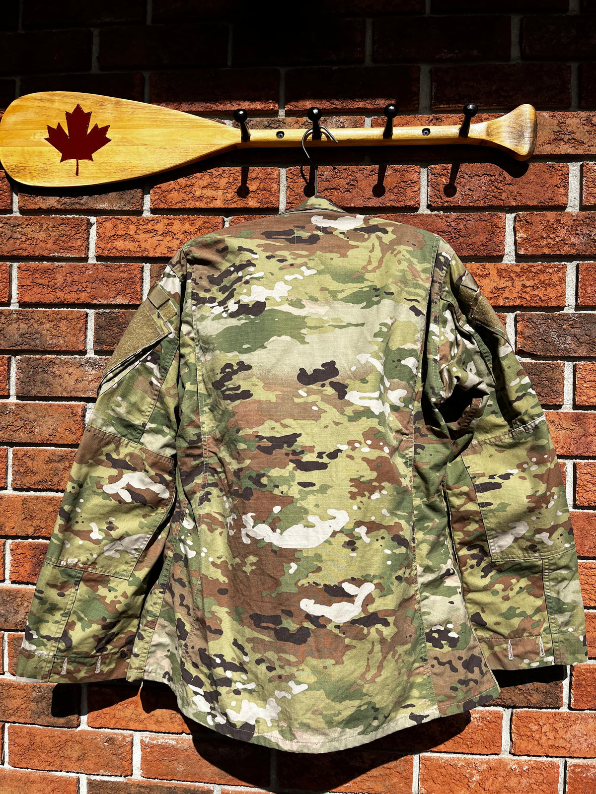 Vintage Army Combat Camo Uniform Jacket