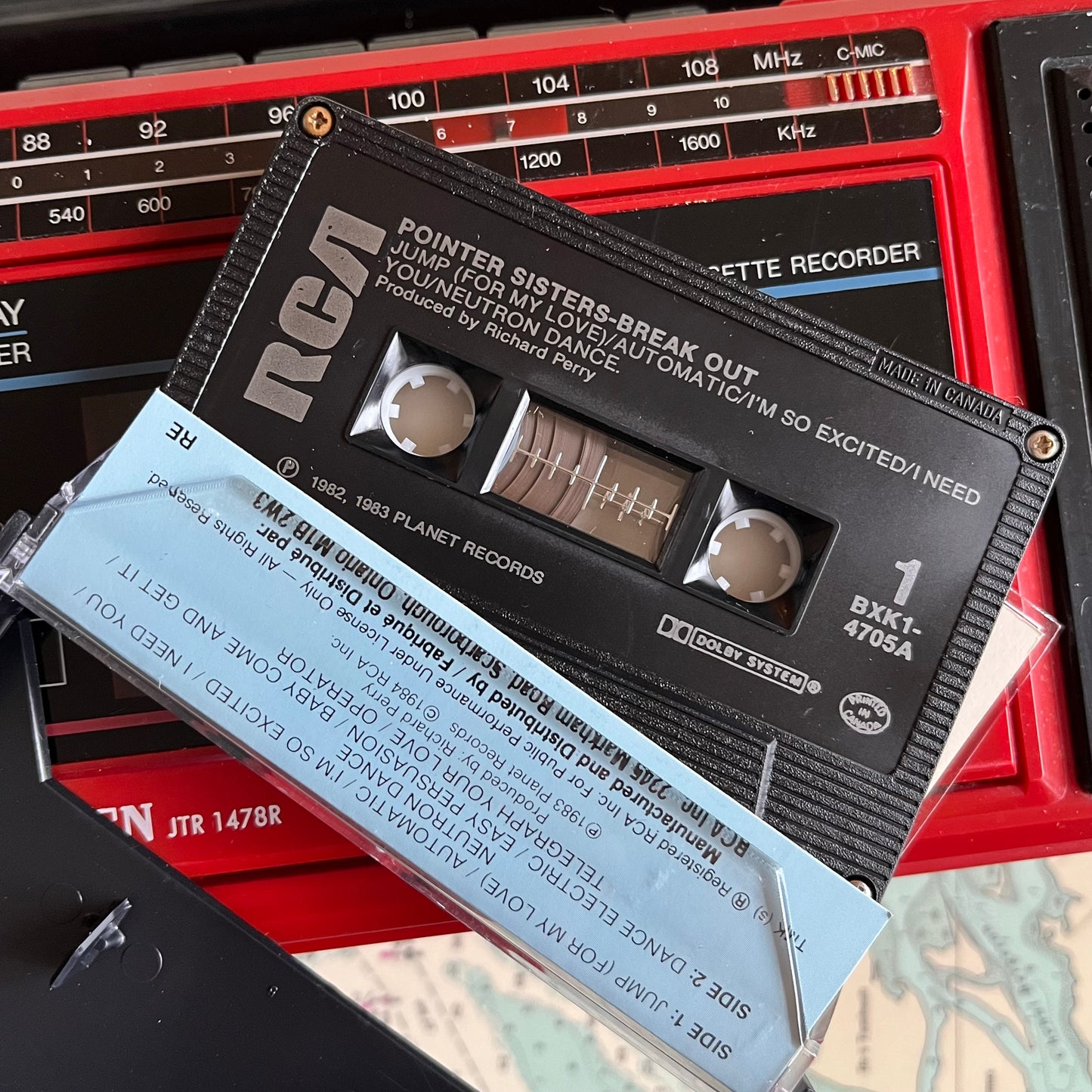 Vintage 1984 Pointer Sisters Break Out Cassette Tape