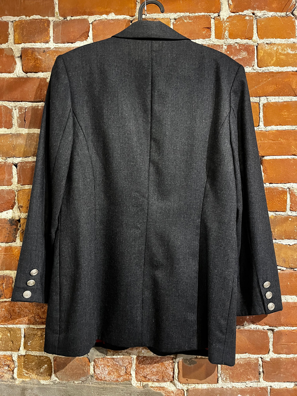 Vintage Ports Trademark Grey Structured Blazer