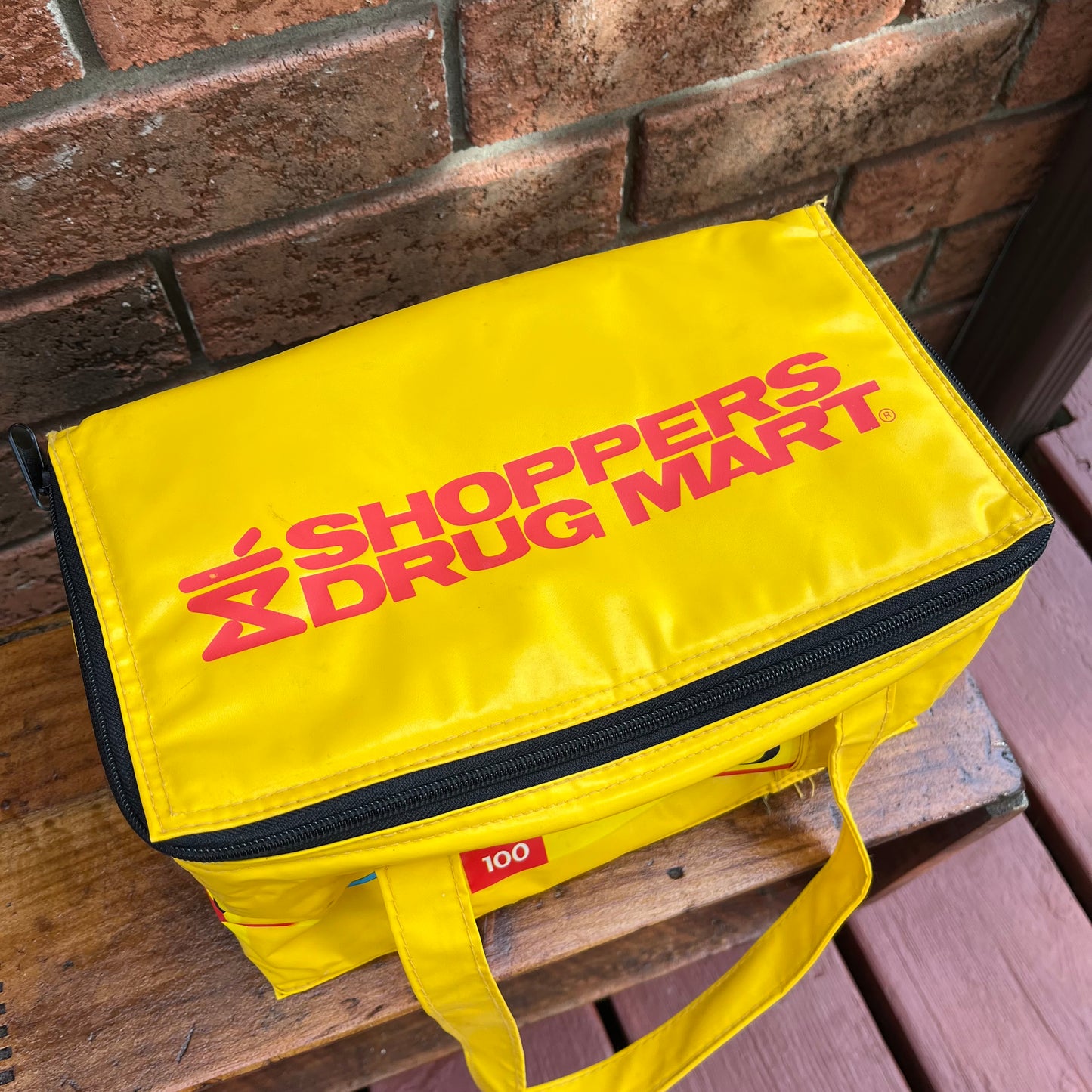 Vintage 90s Shoppers Drug Mart Kodak Film 100 Cooler bag