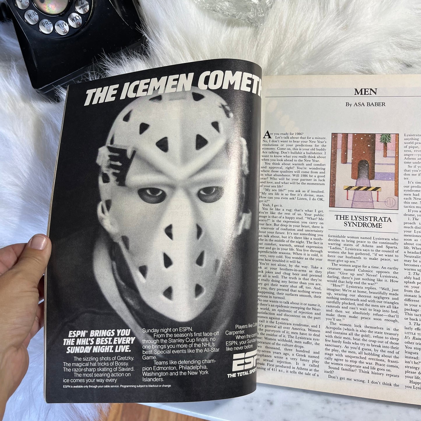 Vintage 80s Playboy Magazine February 1986