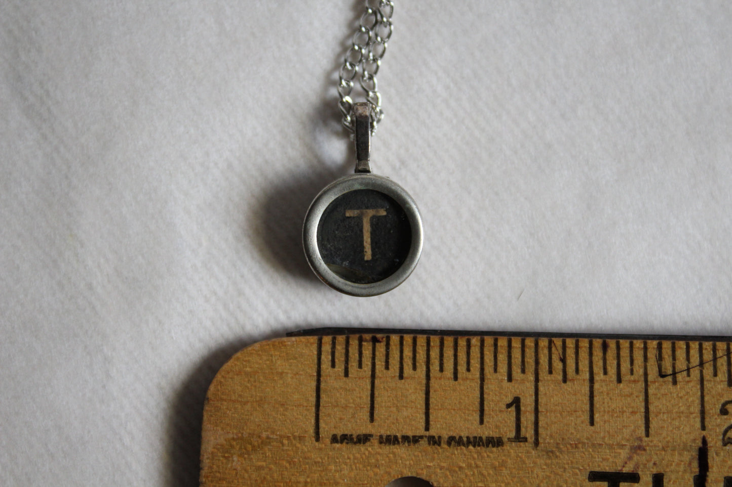 Typewriter Key Necklace T