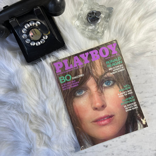 Vintage 80s Playboy Magazine August 1980
