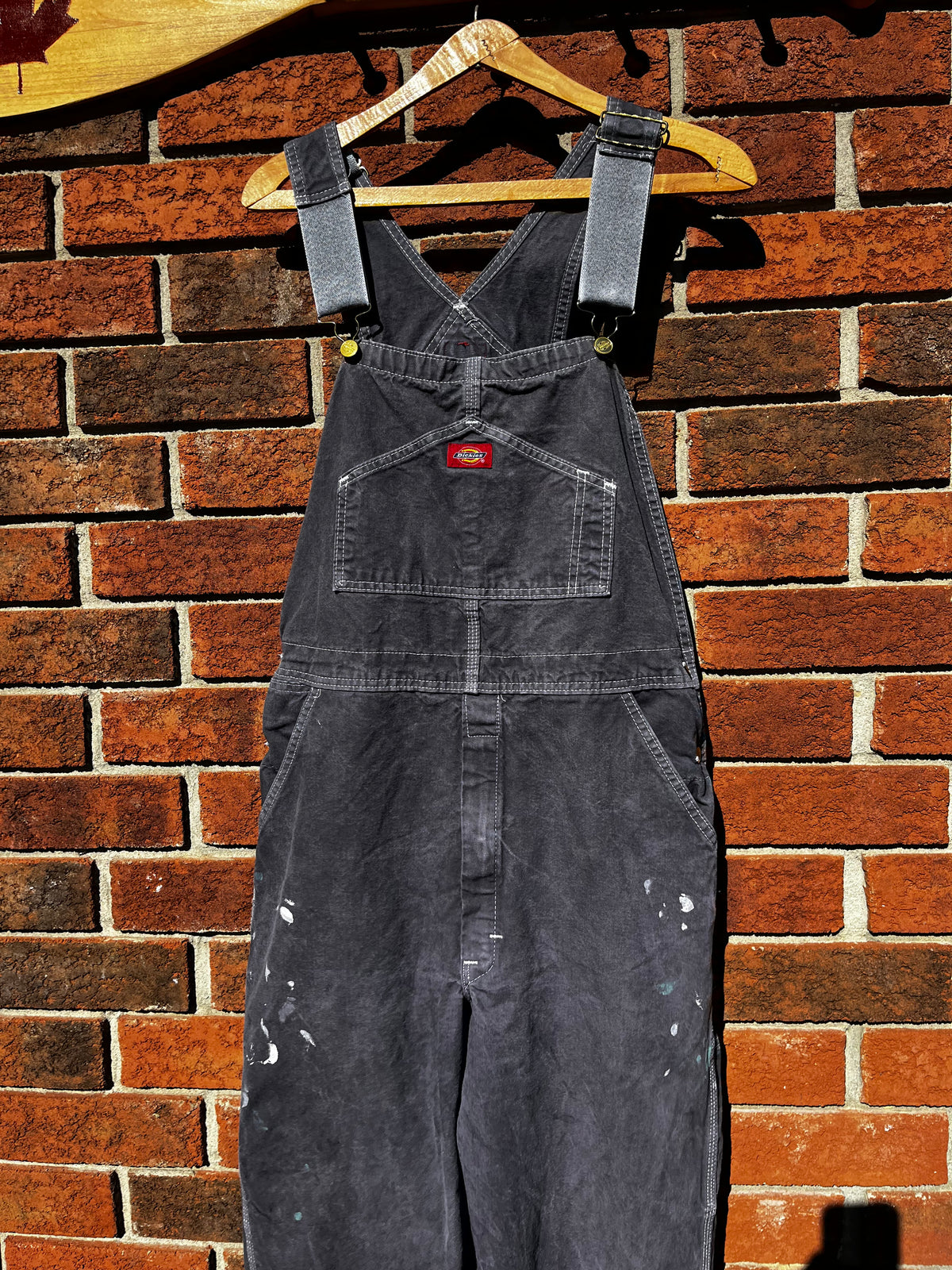 Hand Dyed Dickies Distressed Painters Overalls