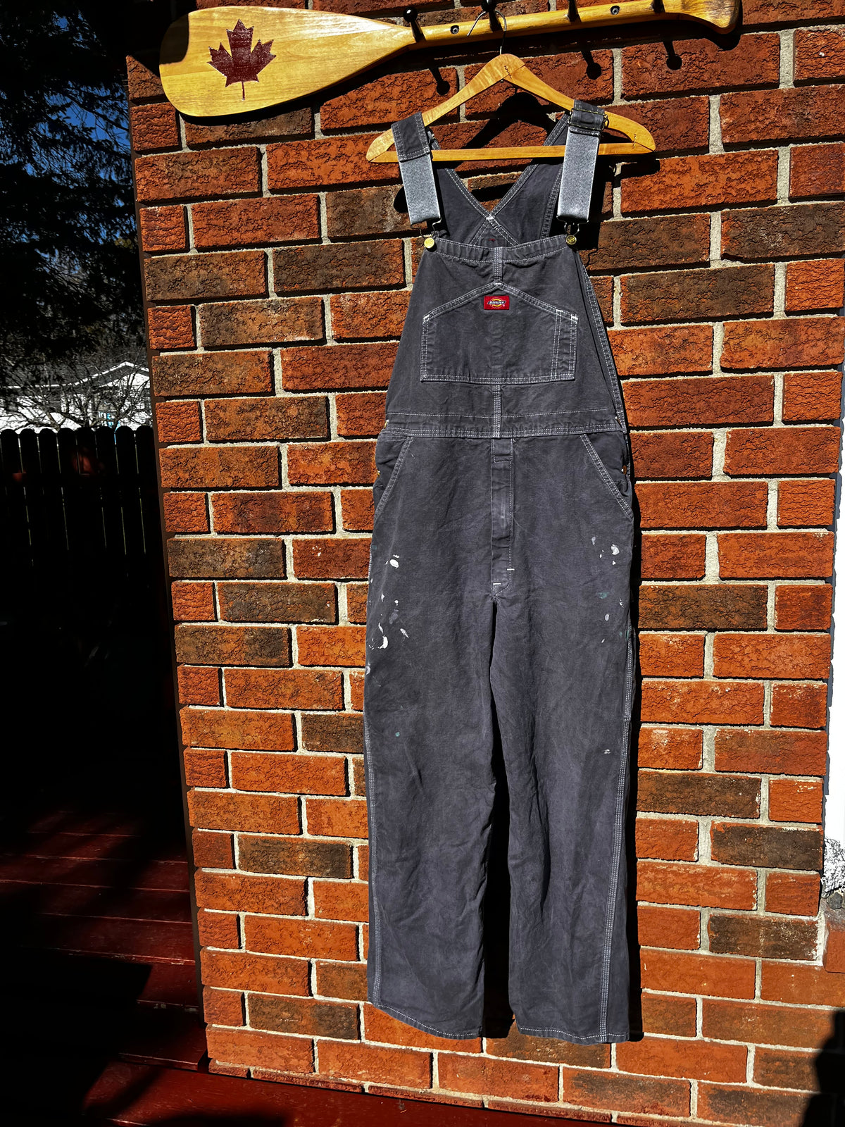 Hand Dyed Dickies Distressed Painters Overalls