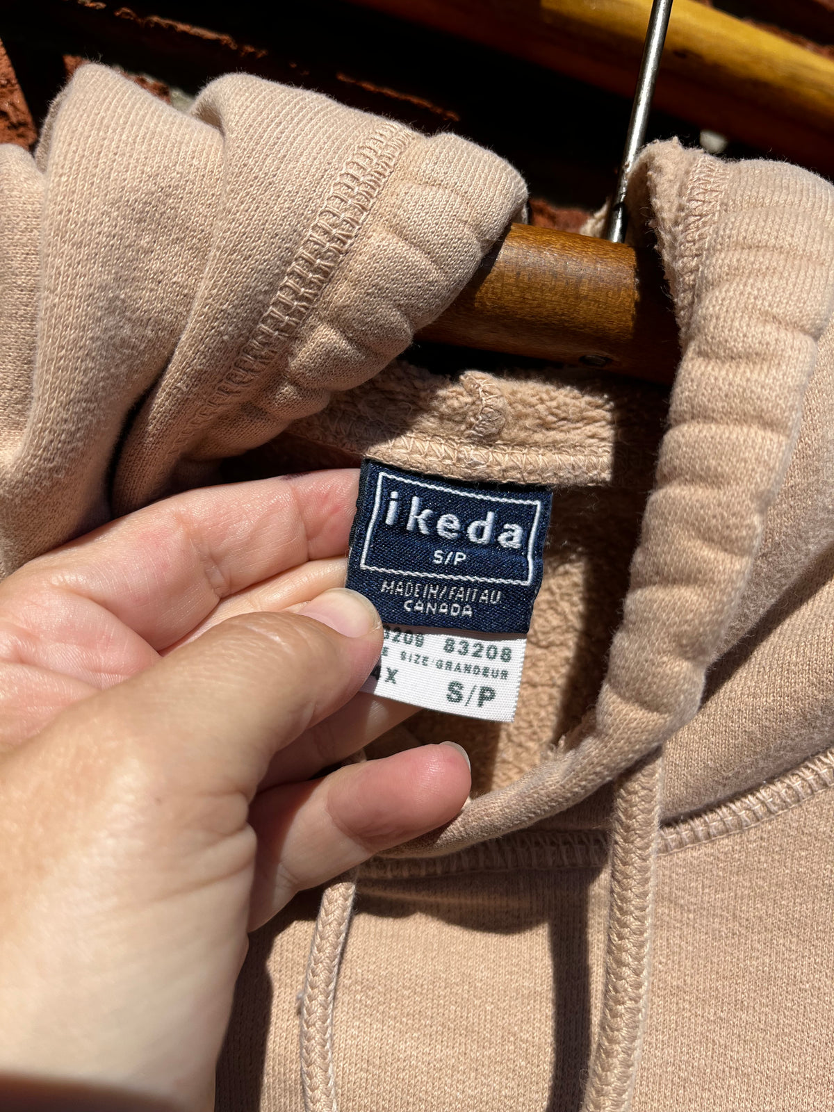 Vintage 90s Ikeda Spellout Hoodie