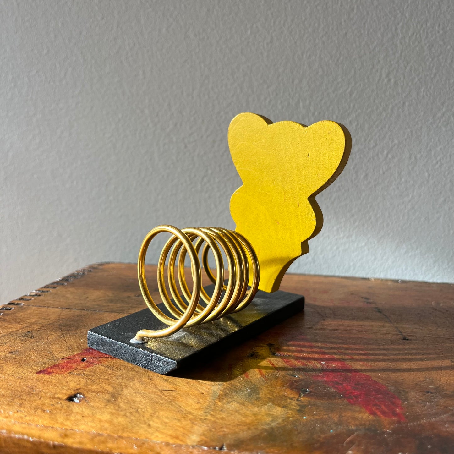 Vintage 70s Butterfly Mail Holder