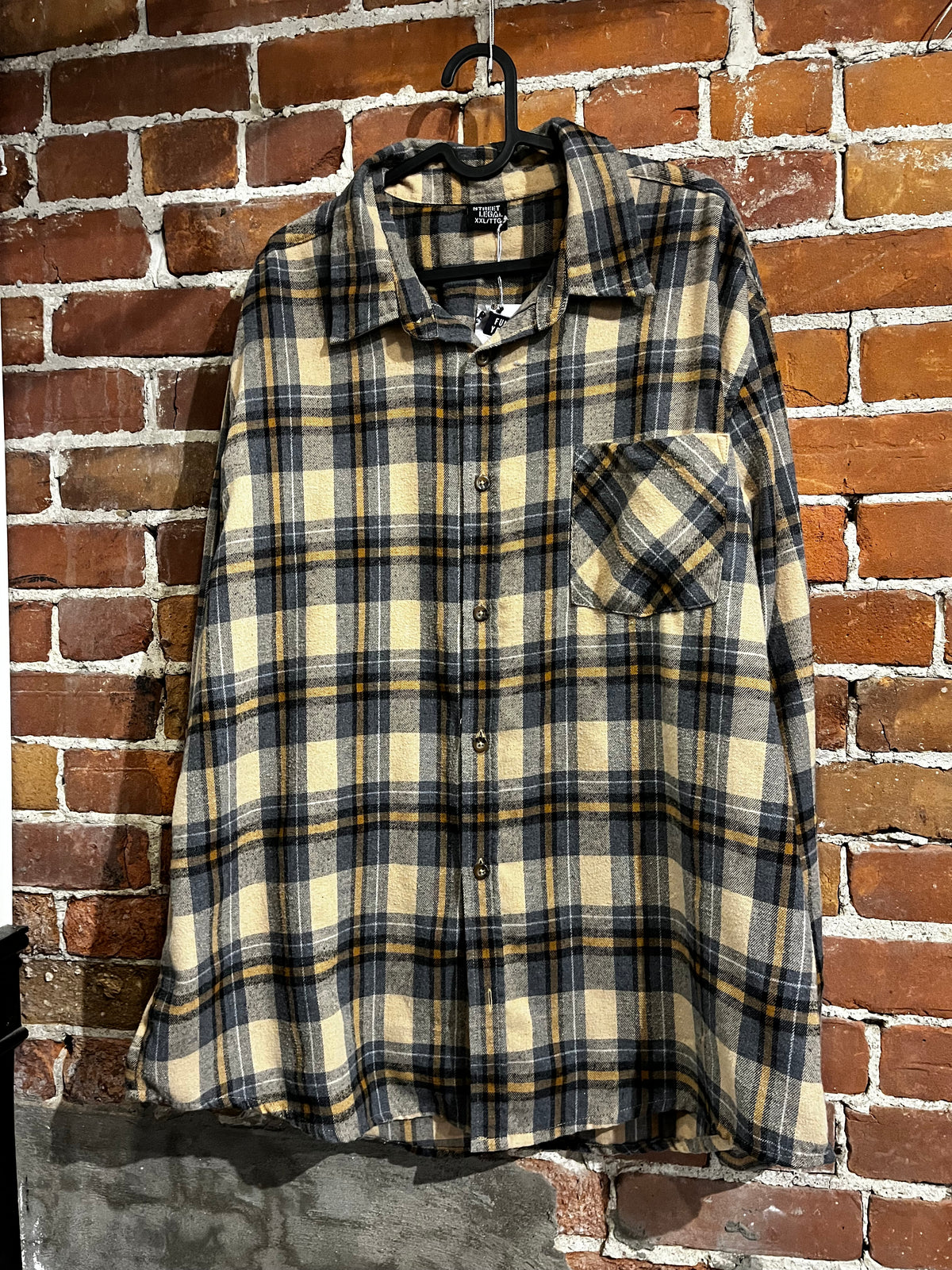Vintage Harley Davidson Kingston Graphic Flannel Mashup