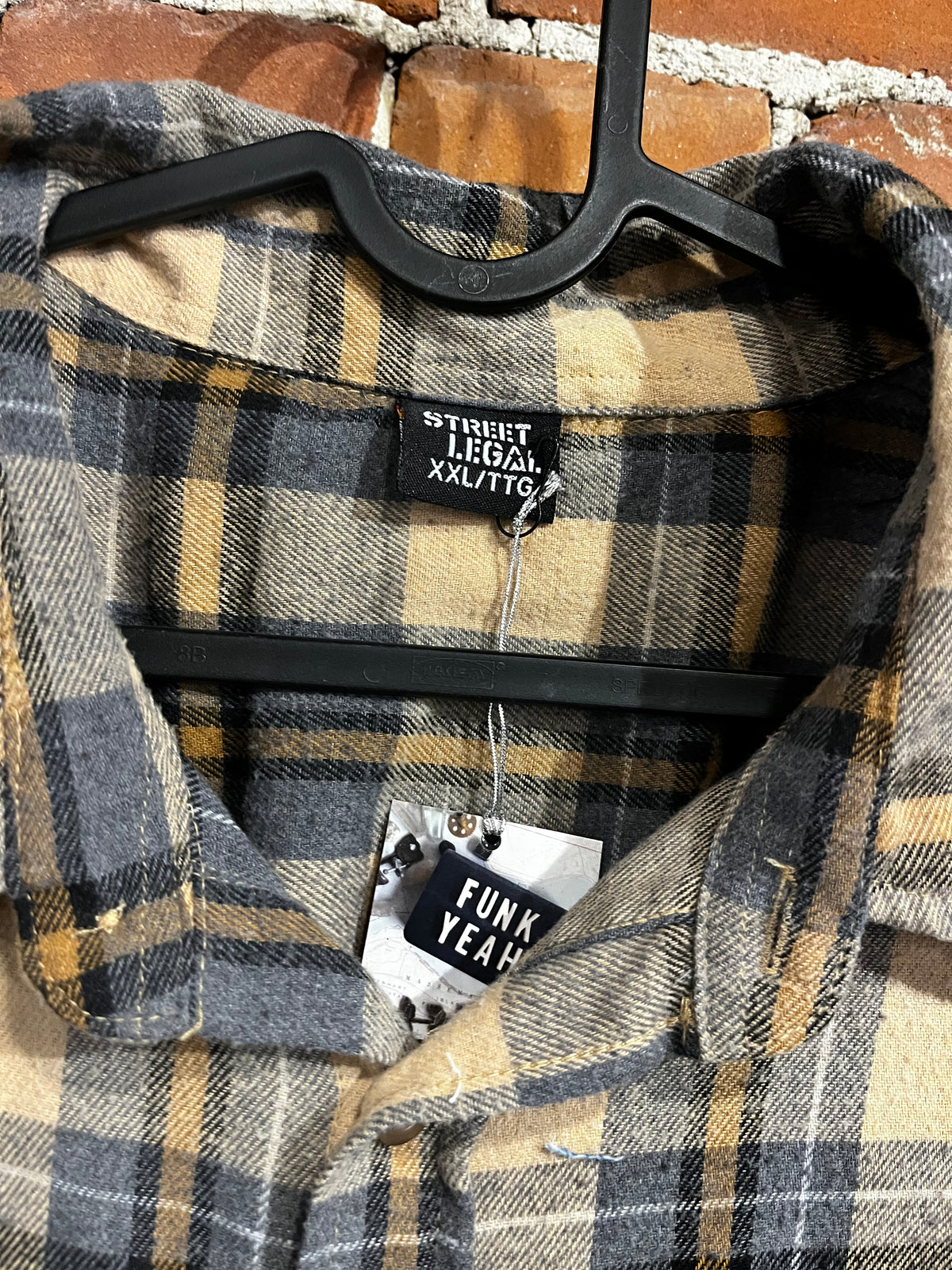 Vintage Harley Davidson Kingston Graphic Flannel Mashup