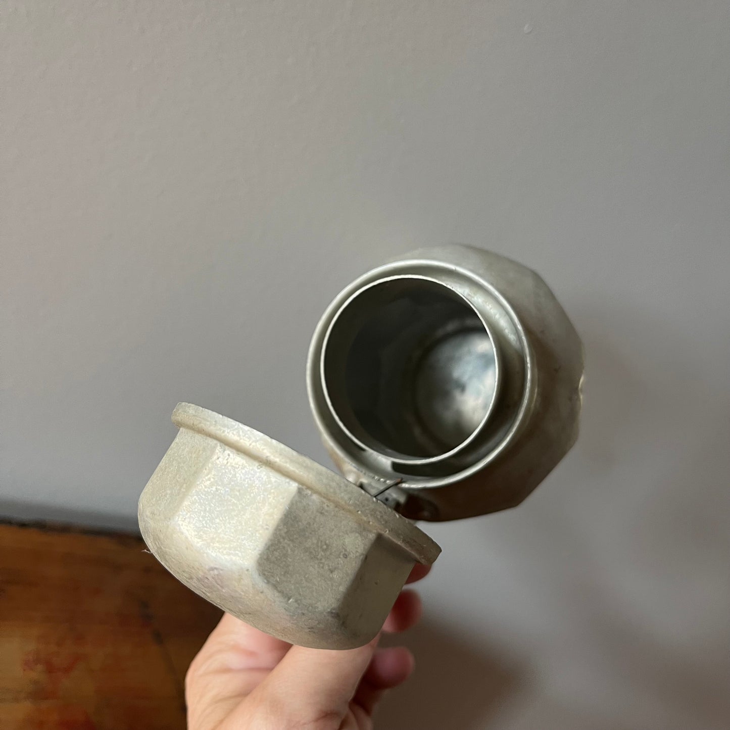 Vintage Viko Aluminum Hinged Pitcher