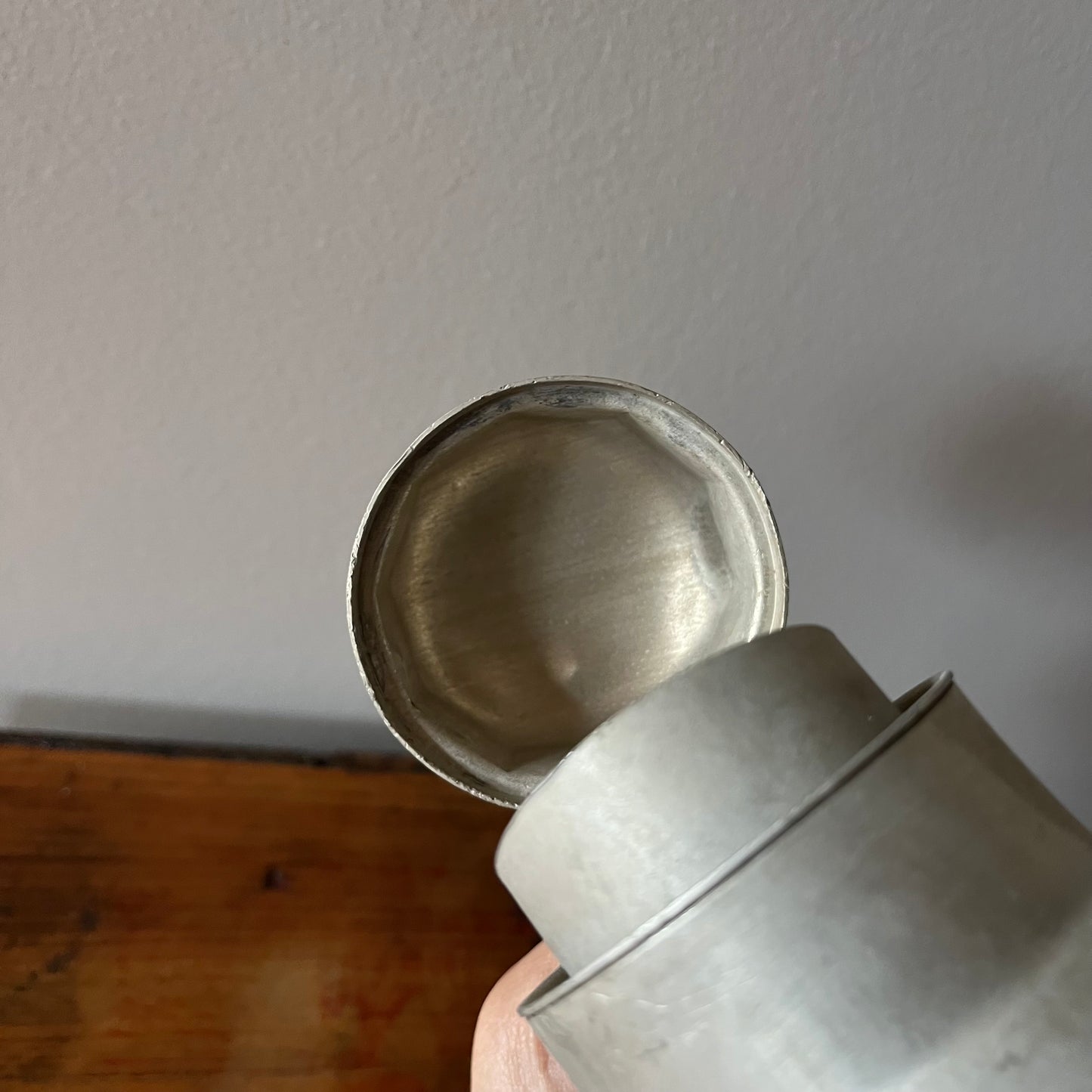 Vintage Viko Aluminum Hinged Pitcher