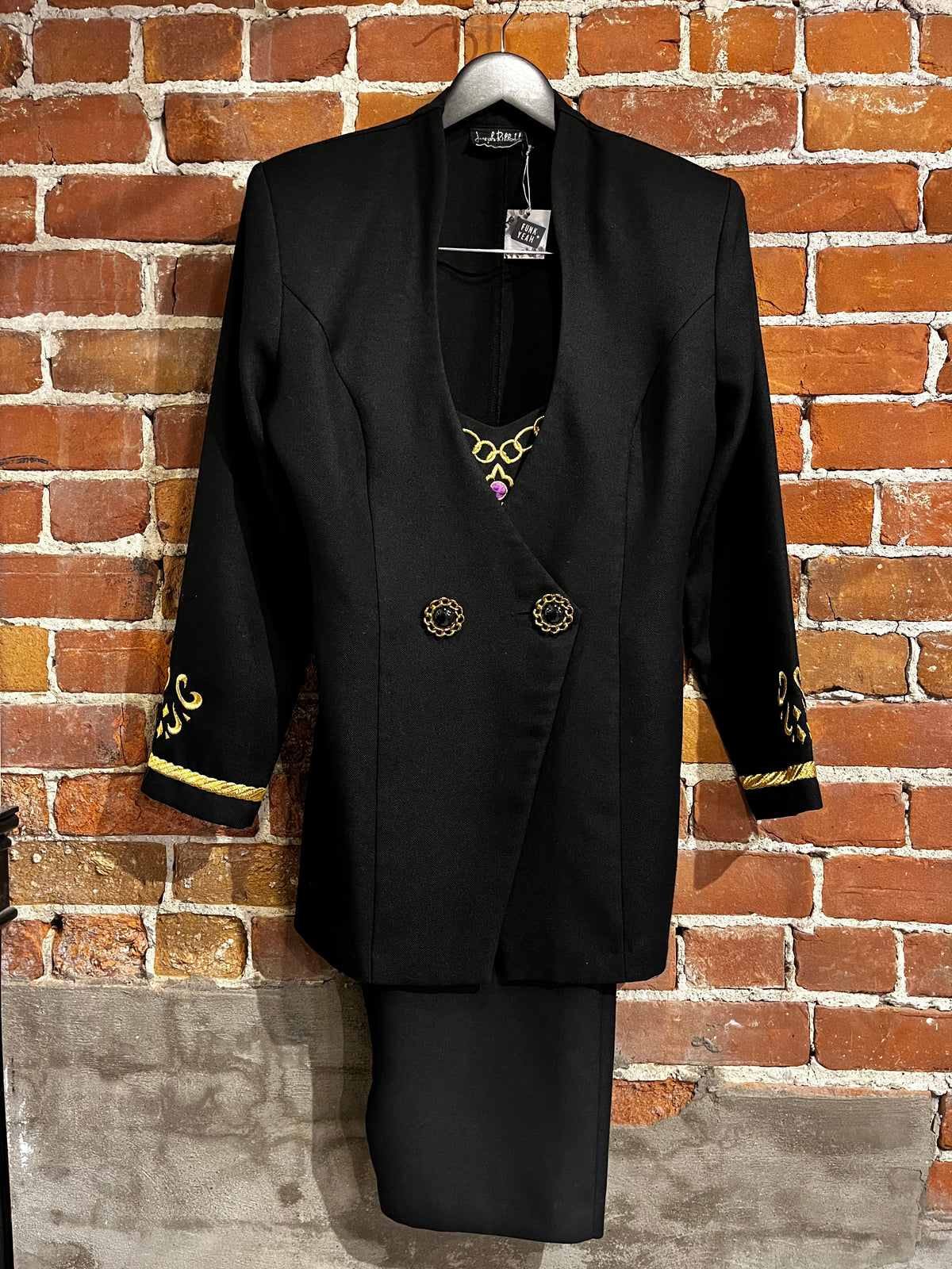 Vintage 90s Glam Joseph Ribkoff Dress and Blazer Set