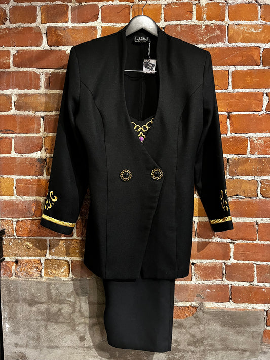 Vintage 90s Glam Joseph Ribkoff Dress and Blazer Set